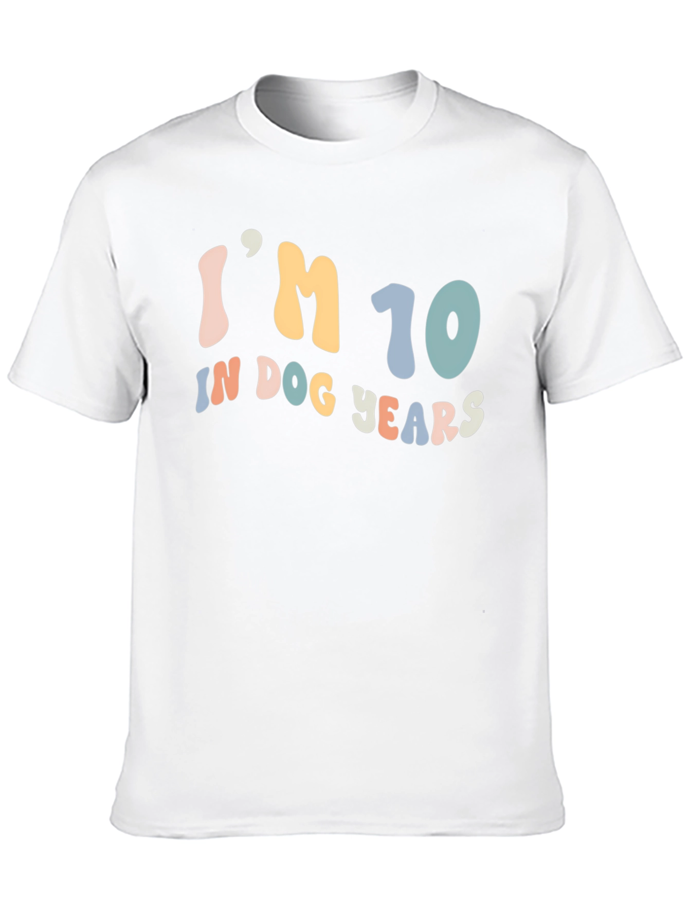 Black Fun "I'm 10 in Dog Years" Graphic Tee view 10
