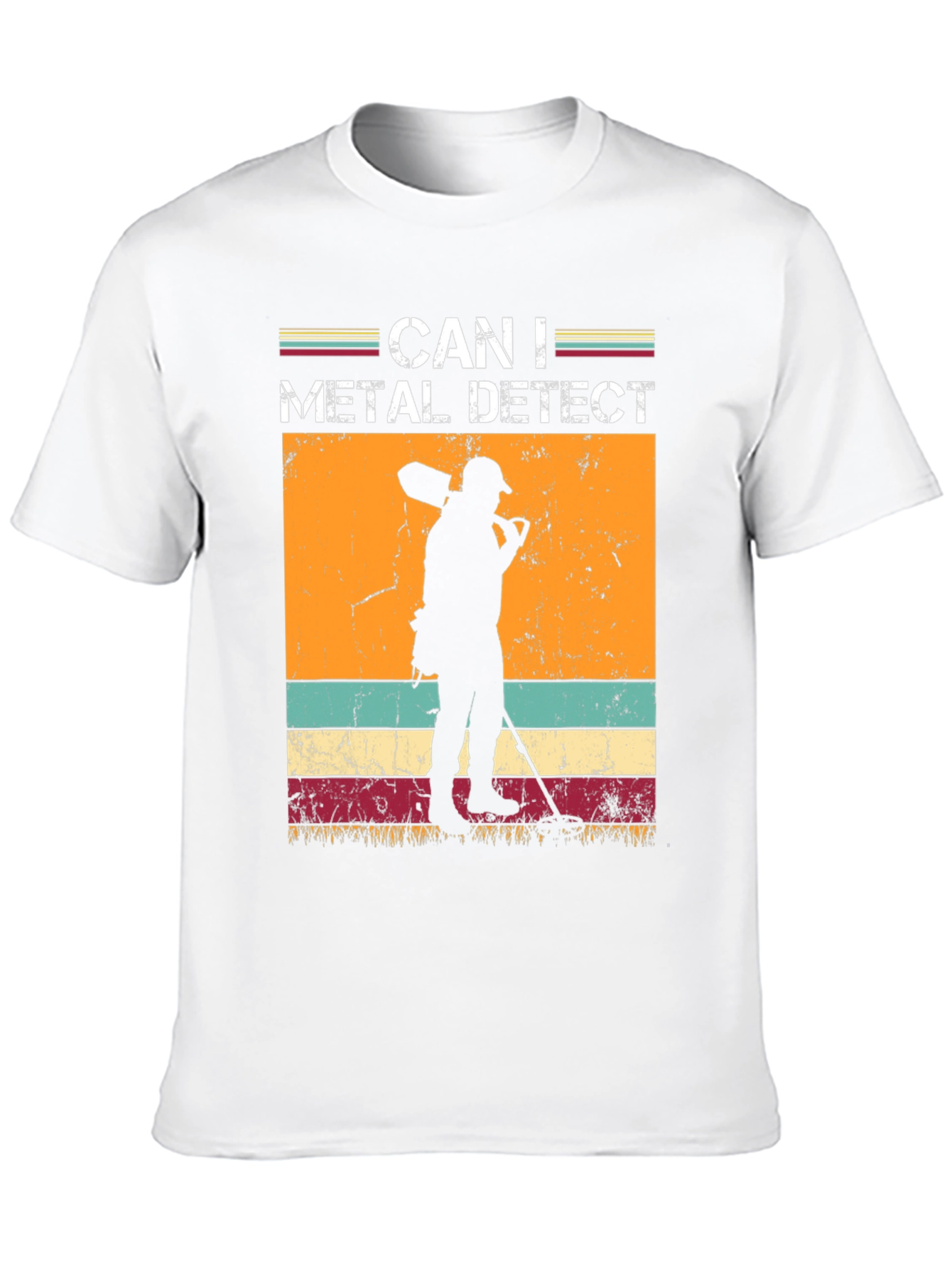 Black Can I Metal Detect T-Shirt - Hobby Tee view 10