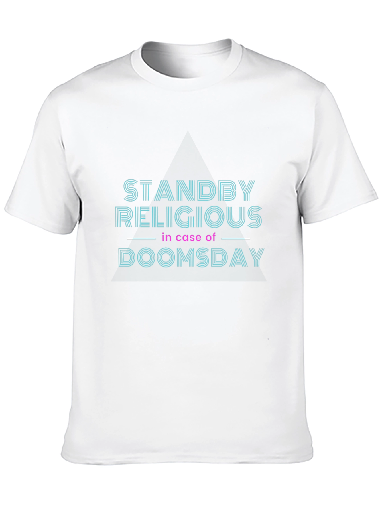 Black Standby Religious Doomsday T-Shirt view 10