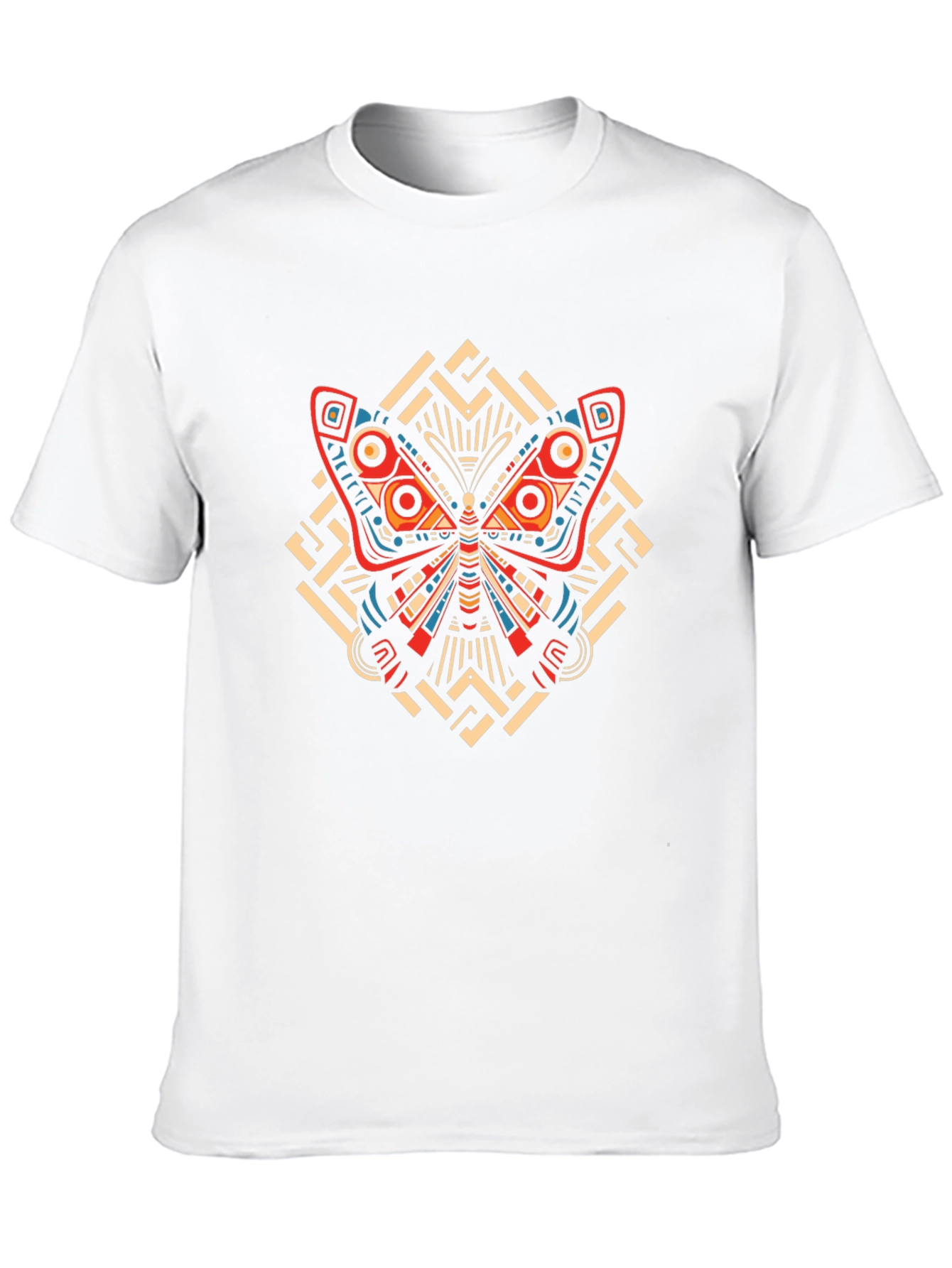 Black Butterfly Graphic Print Crew Neck T-Shirt view 10