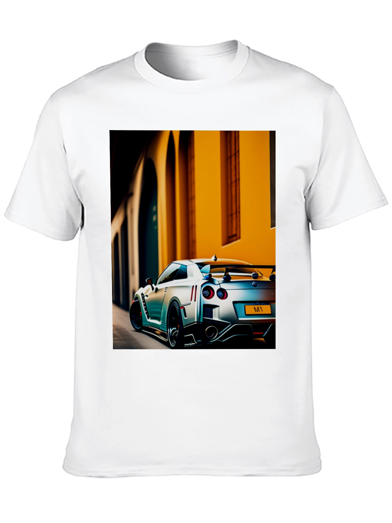 Black Sleek Black Car Enthusiast Graphic Tee view 10