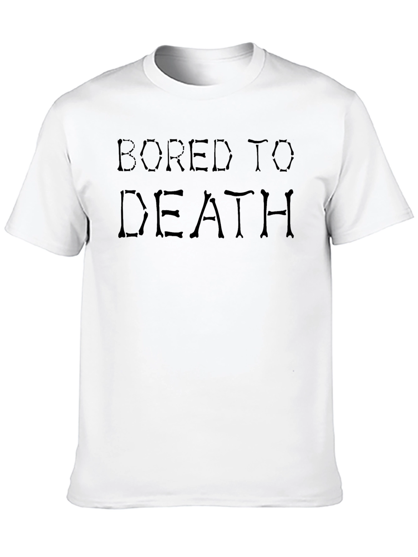 Black Bored to Death Graphic Tee - Black T-Shirt view 10