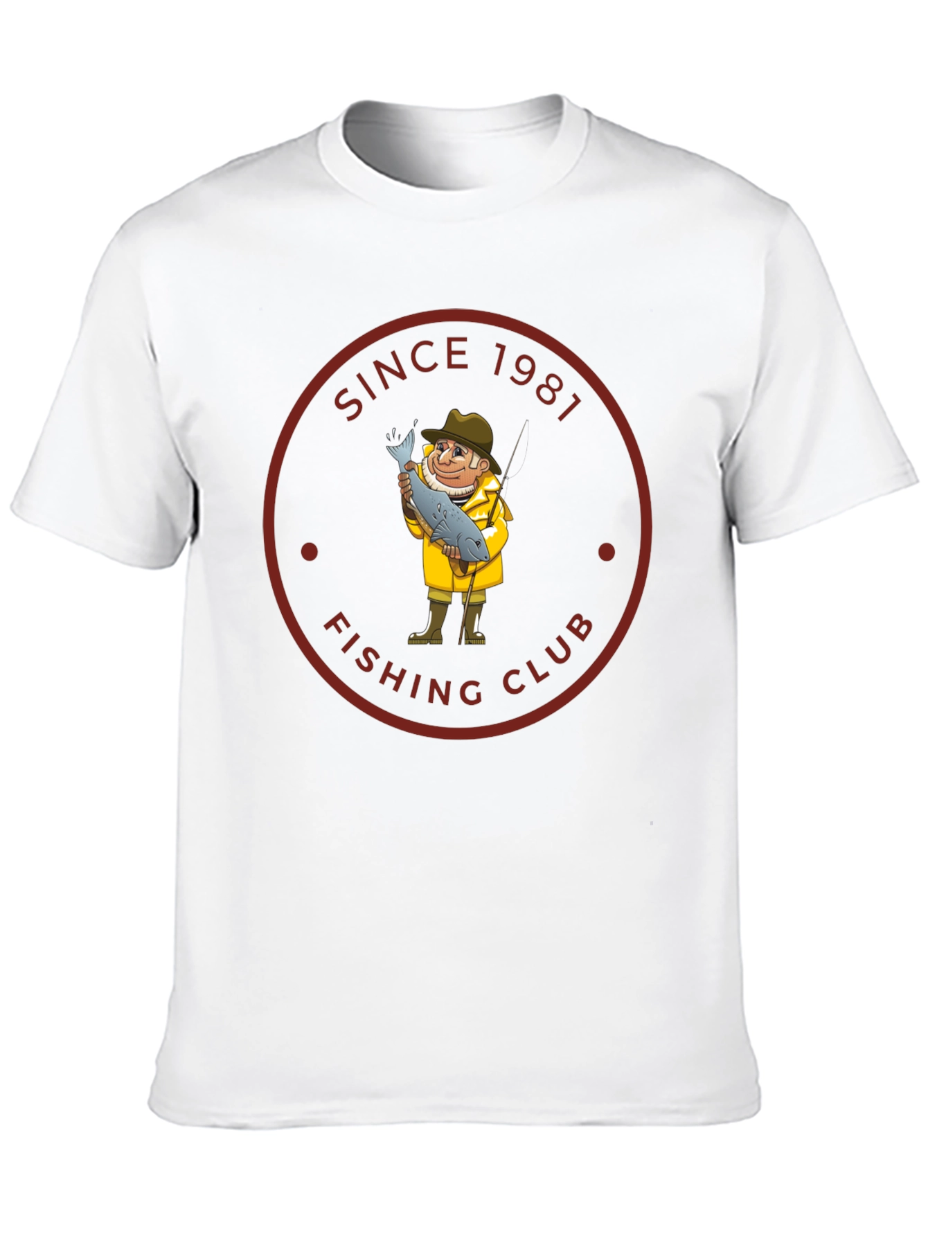 Black Fishing Club T-Shirt - Since 1987 - Novelty Tee view 10