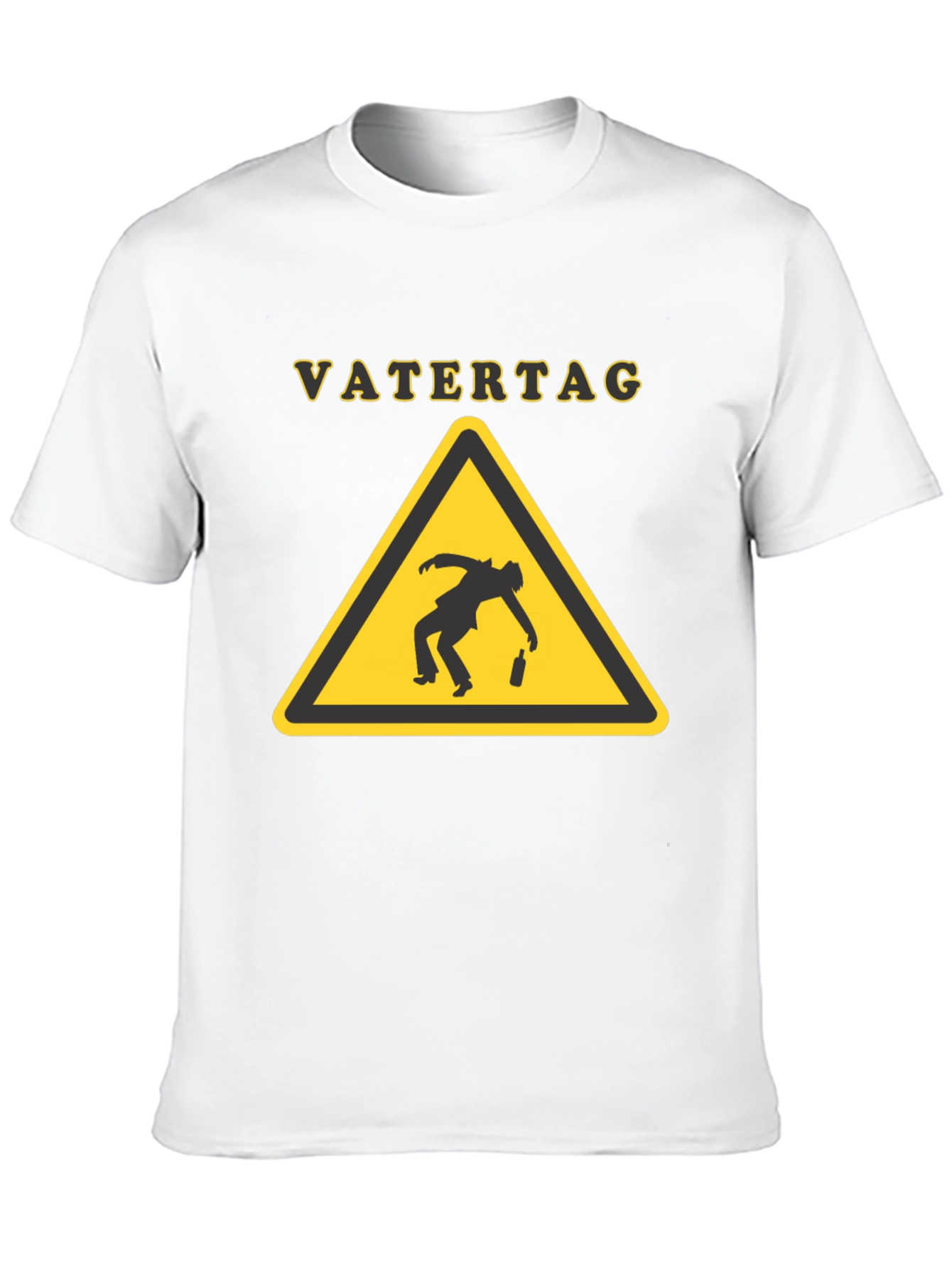 Black Vatertag Warning T-Shirt view 10