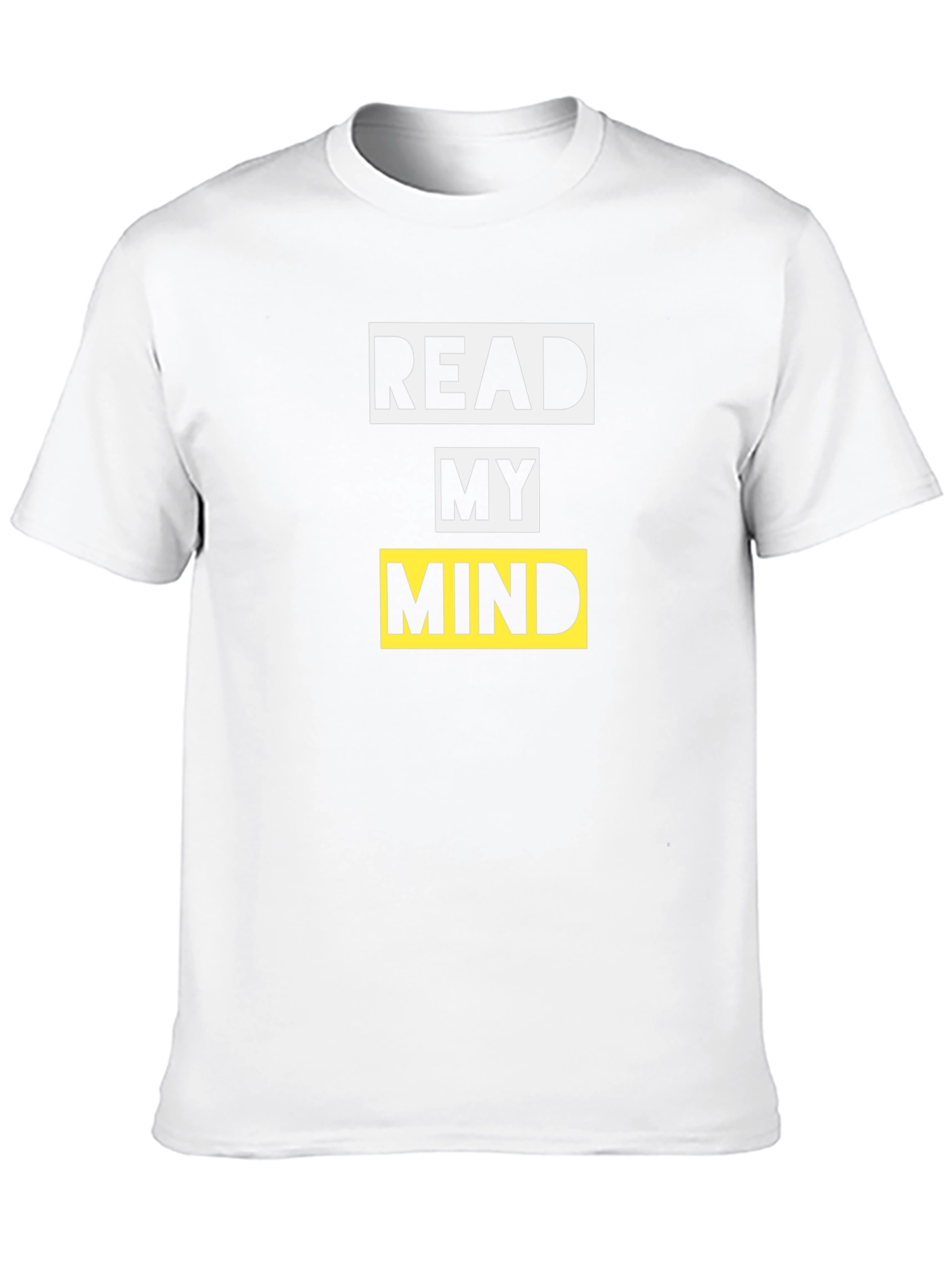 Black Read My Mind Graphic Tee - Black Cotton T-Shirt view 10