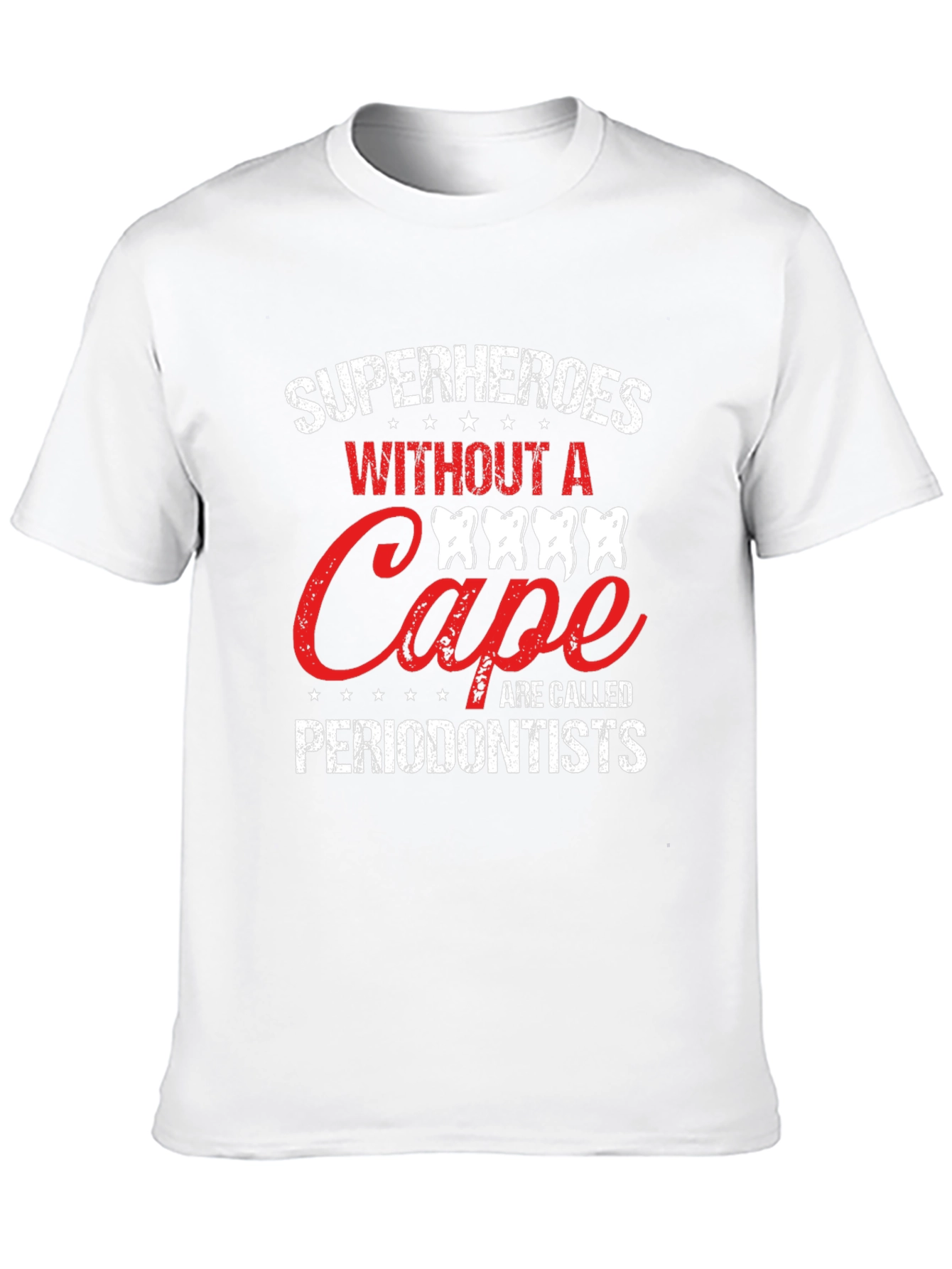 Black Superheroes Without A Cape Periodontist T-Shirt view 10