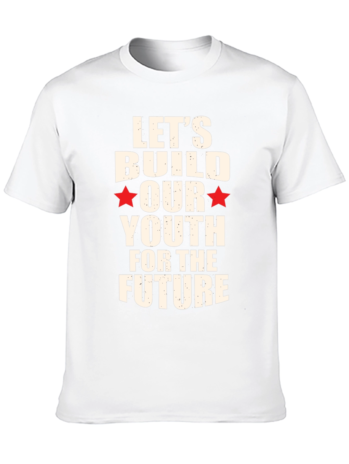 Black Build Our Youth T-Shirt - Positive Message Graphic Tee view 10