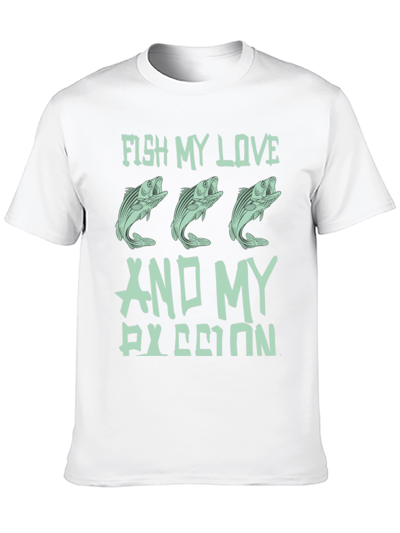Black Fish My Love & My Passion T-Shirt view 10