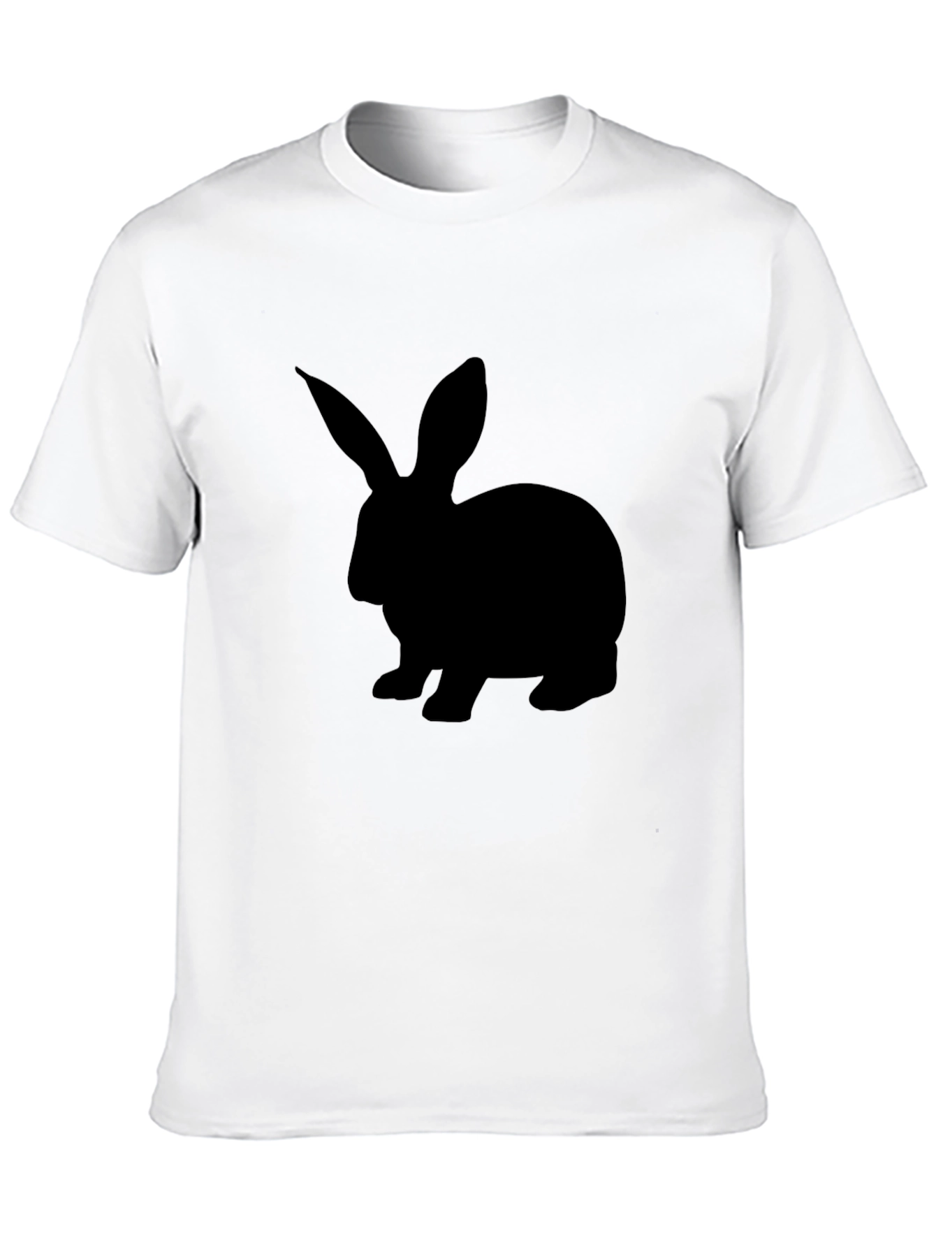 Black Rabbit Graphic Tee - Men's Casual Short Sleeve T-Shirt - 10