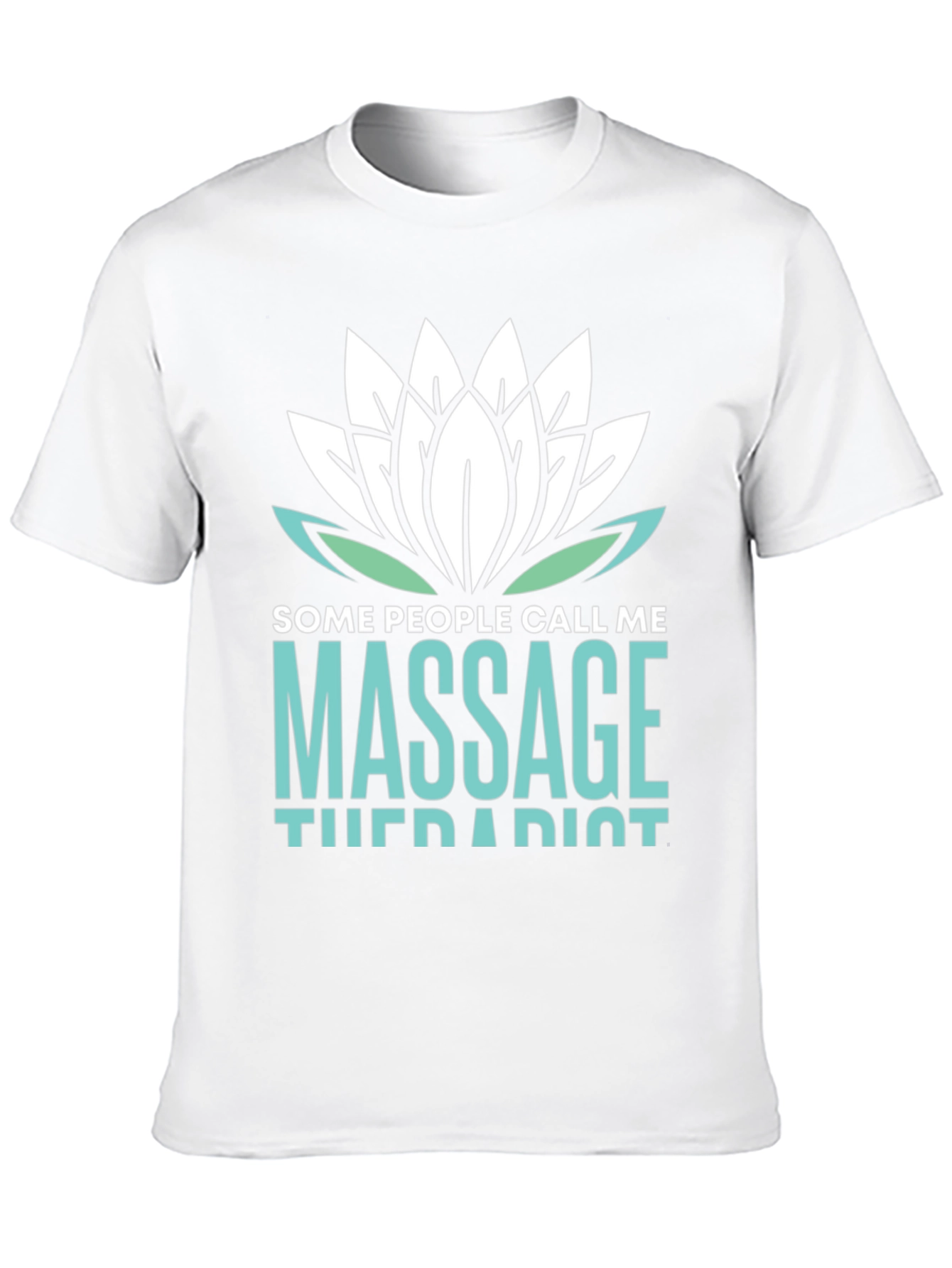 Black Massage Therapist Funny T-Shirt view 10