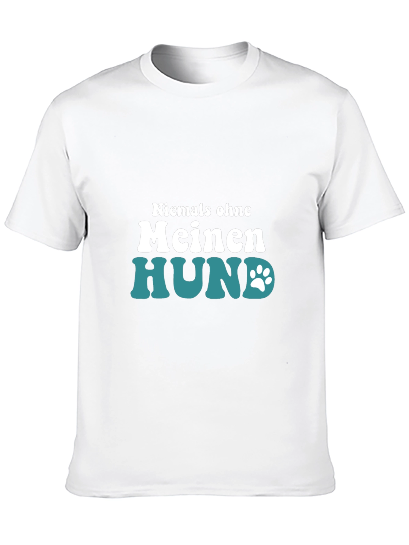 Black Niemals Ohne Meinen Hund T-Shirt - Dog Lover Tee view 10