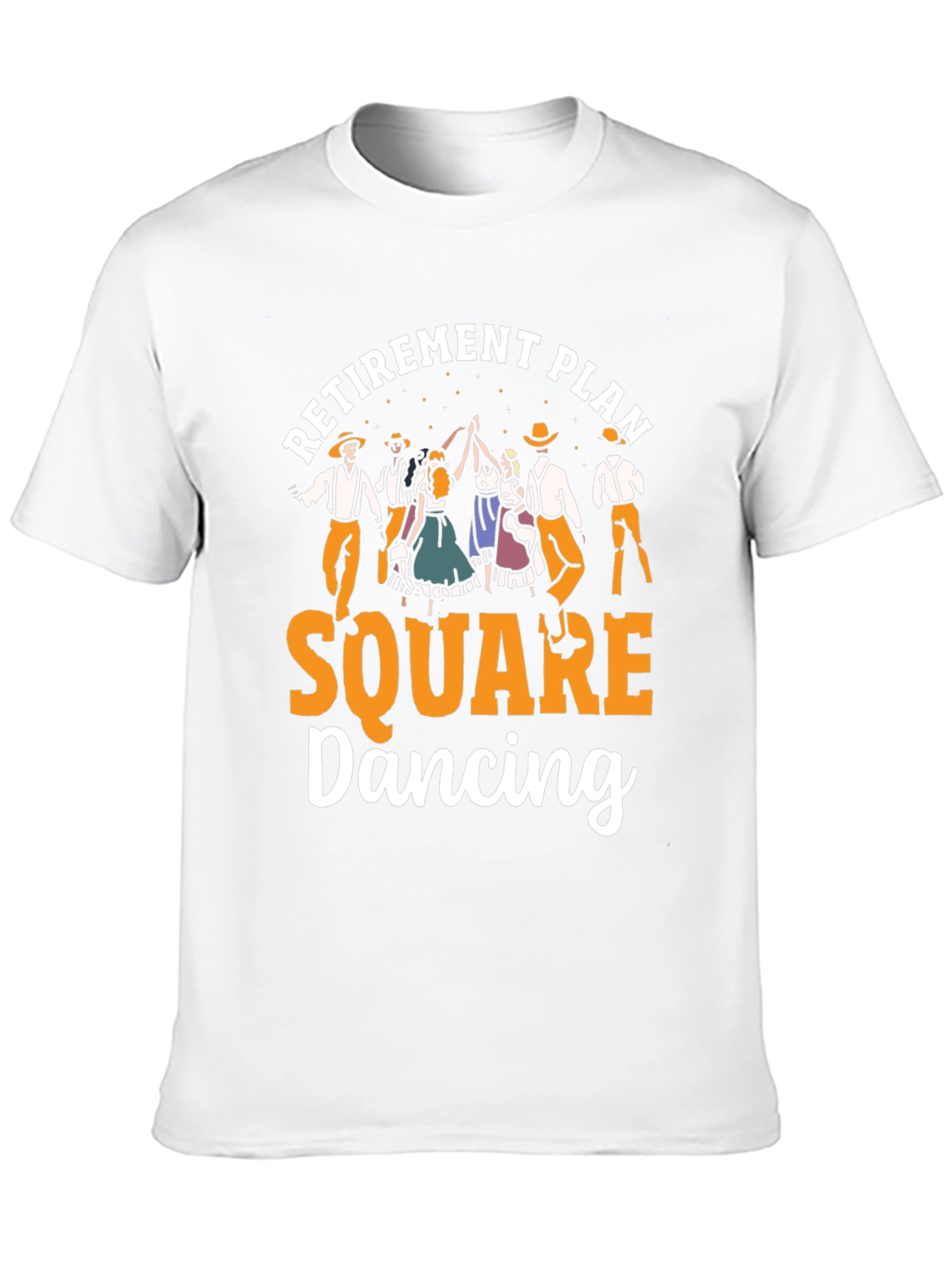 Black Retirement Plan Square Dancing T-Shirt view 10