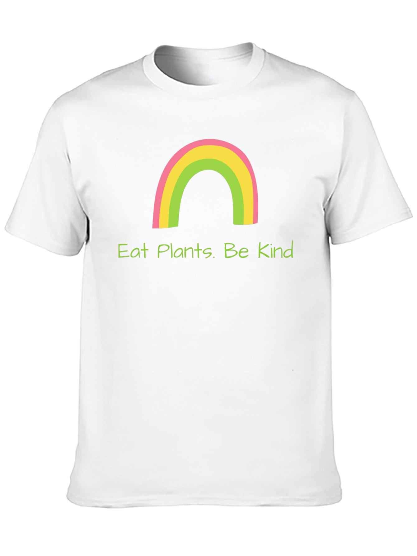 Black Eat Plants. Be Kind T-Shirt view 10