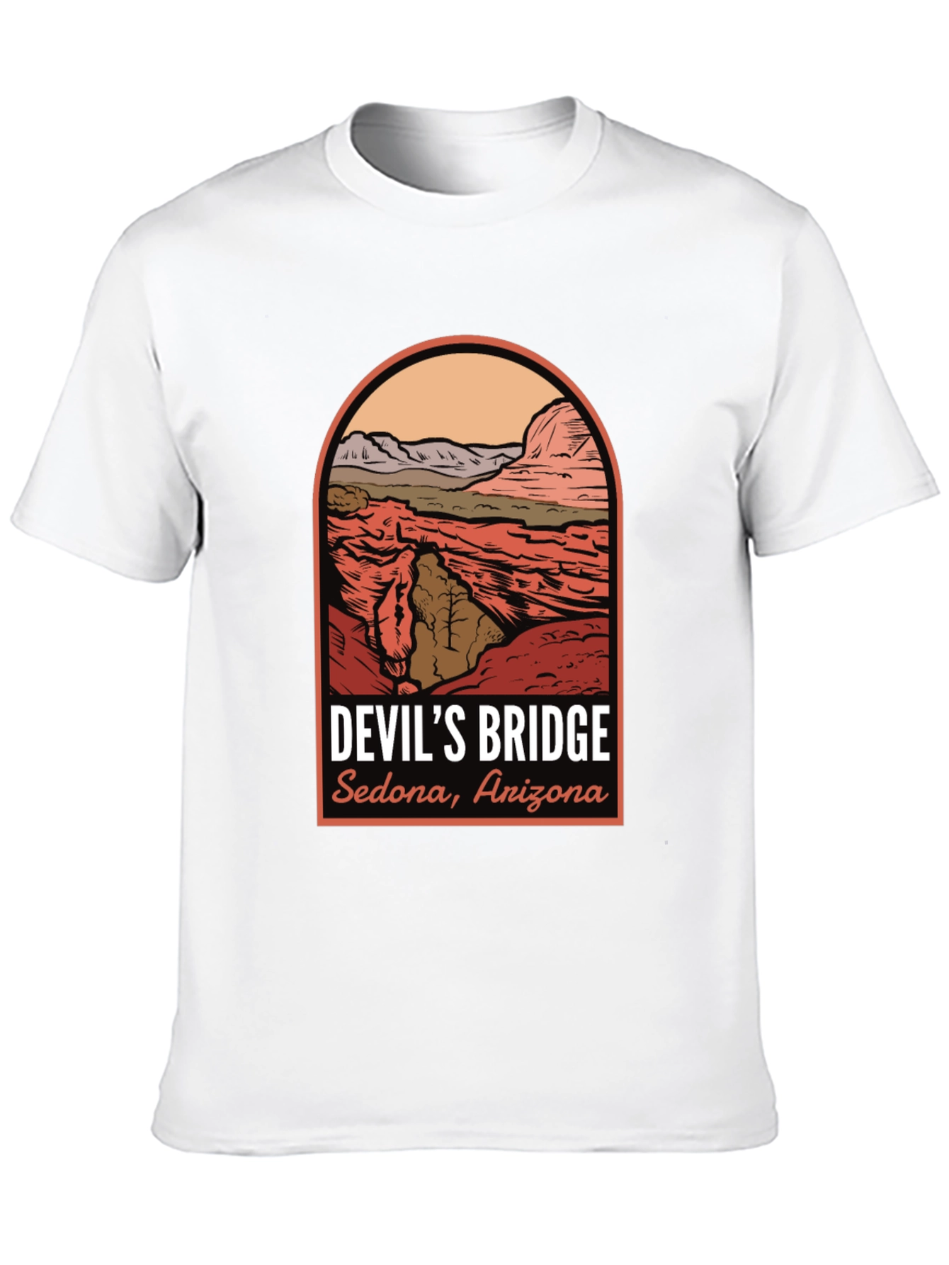 Devil's Bridge Arizona Graphic Tee - Sedona Adventure Shirt - 10