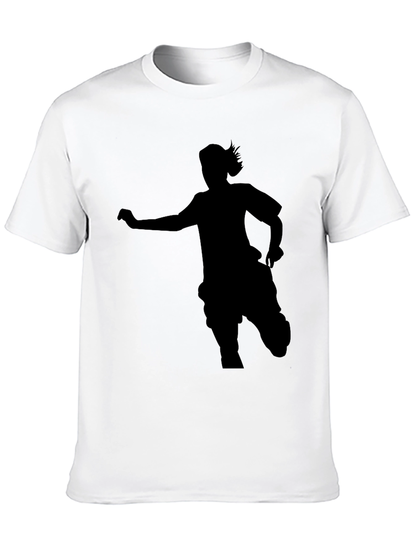 Black Silhouette Figure Black T-Shirt view 10