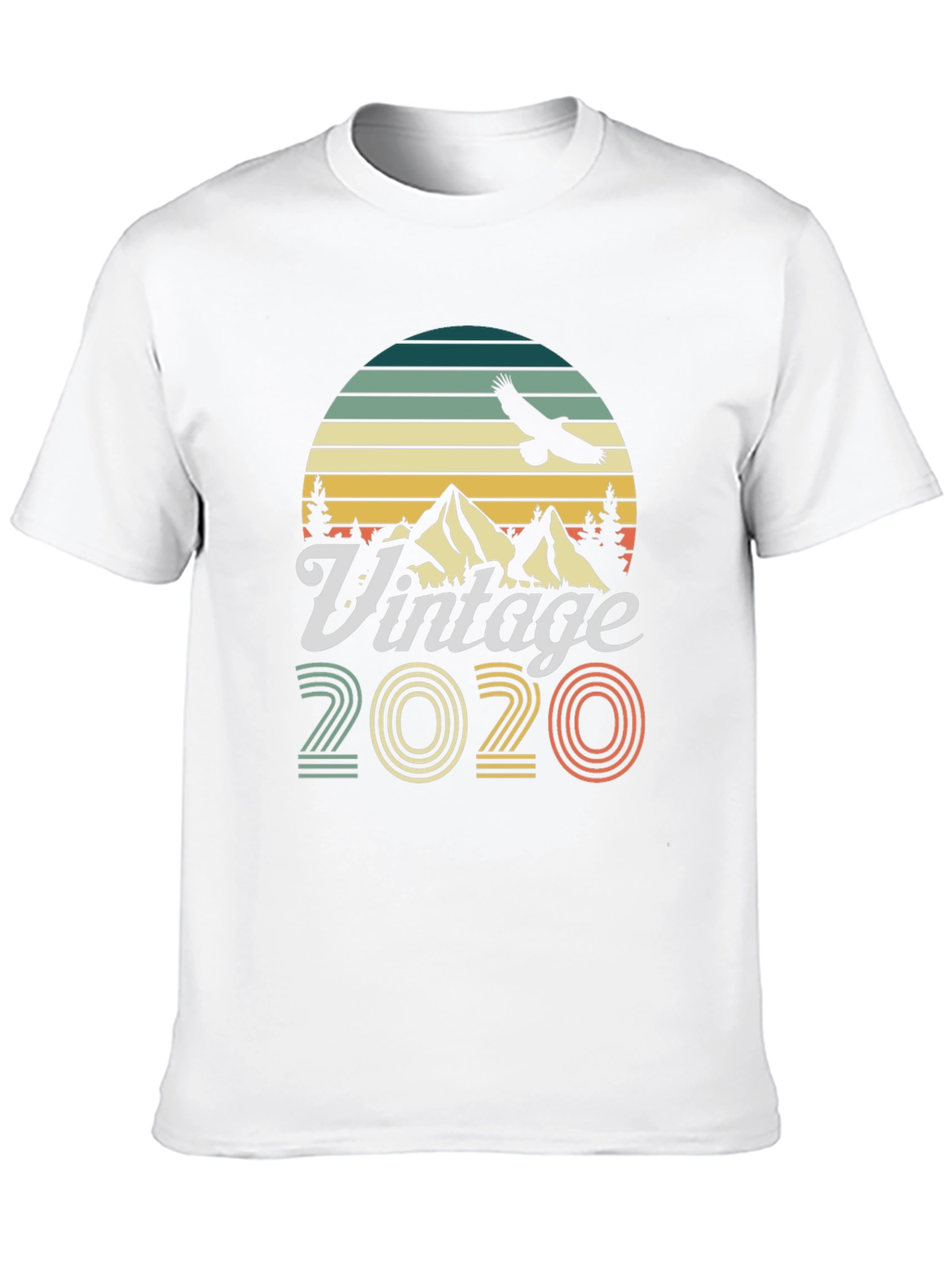 Black Vintage 2020 Graphic T-Shirt view 10