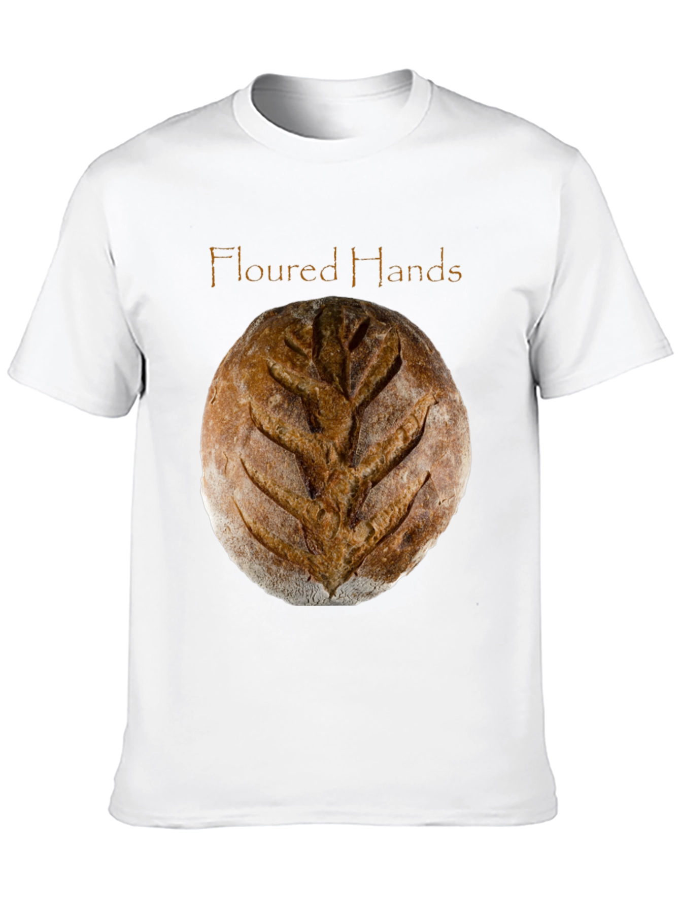 Black Floured Hands Bread T-Shirt view 10