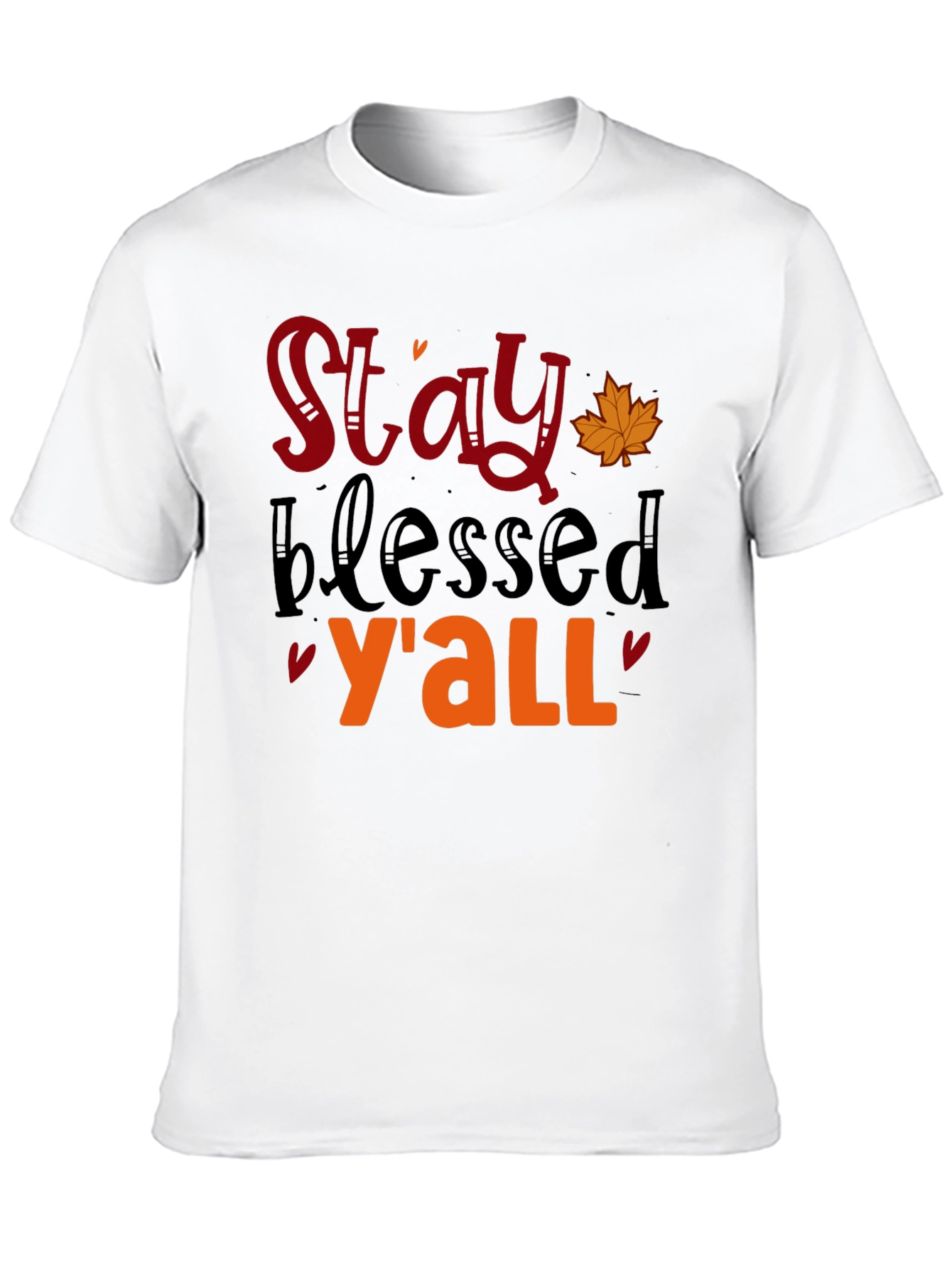 Black Stay Blessed Y'all Graphic Tee view 10