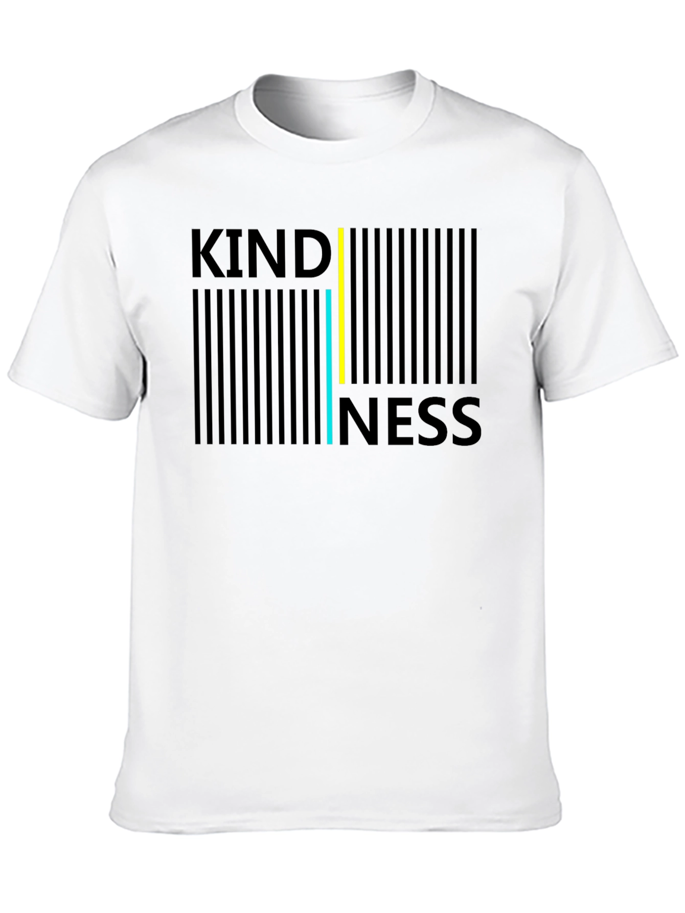 Black Kindness Barcode T-Shirt view 10