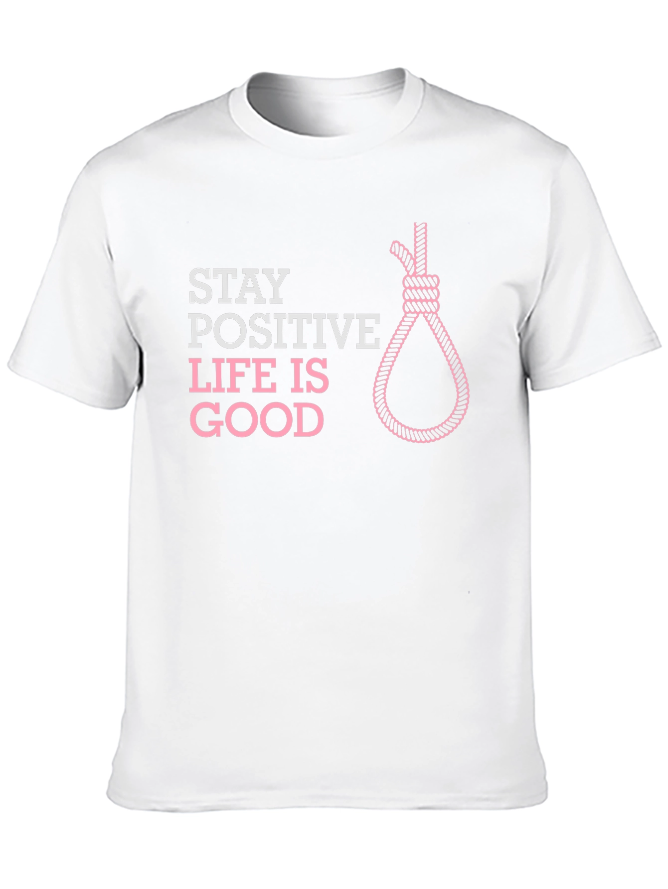 Black Stay Positive Graphic Tee - Life is Good! view 10