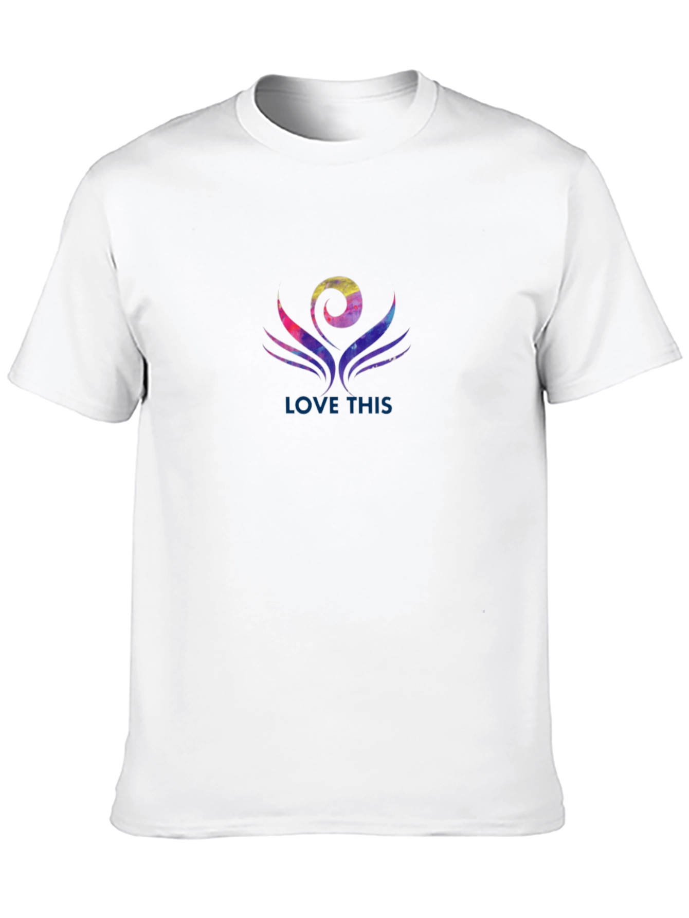 Black Love This Graphic Tee - Men's Black T-Shirt view 10