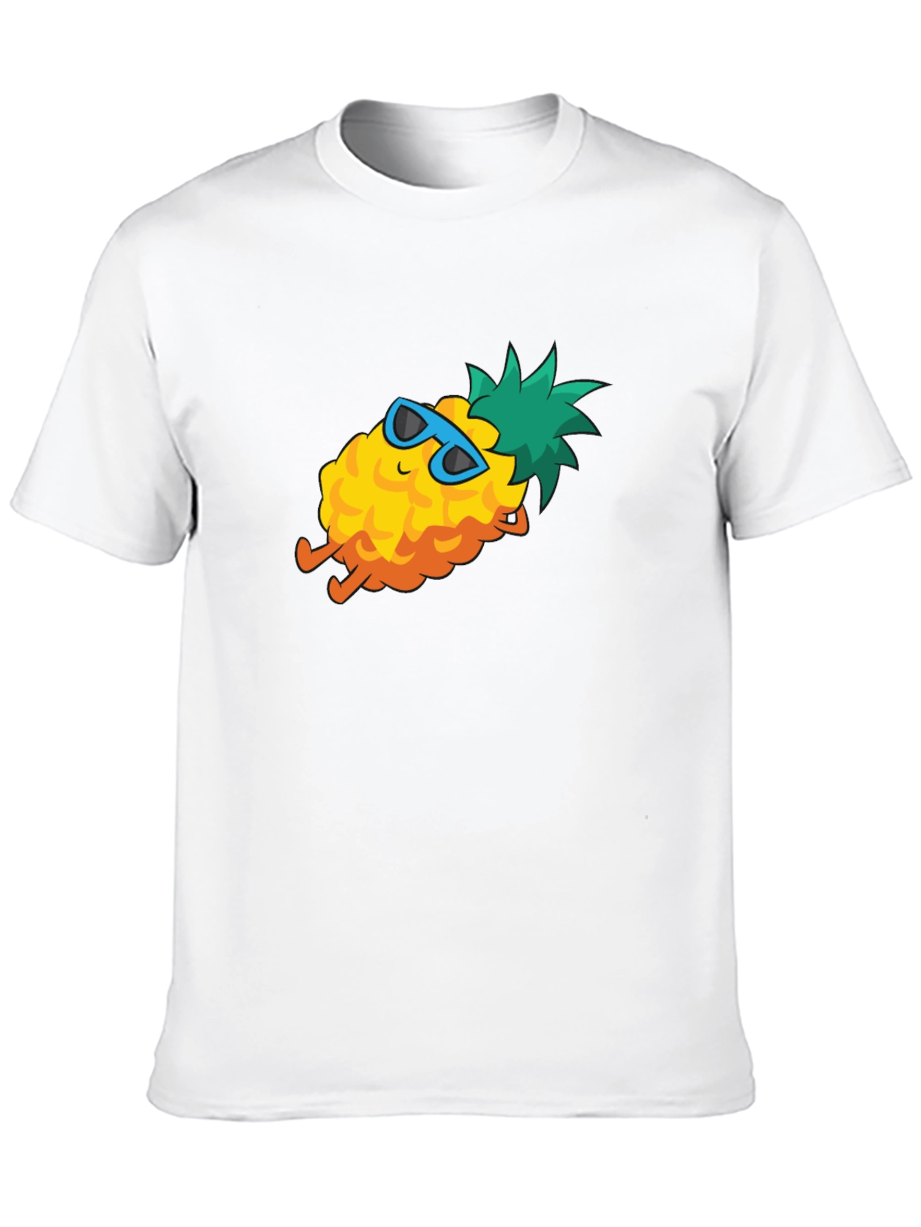 Black Cool Pineapple T-Shirt - Summer Vibes view 10
