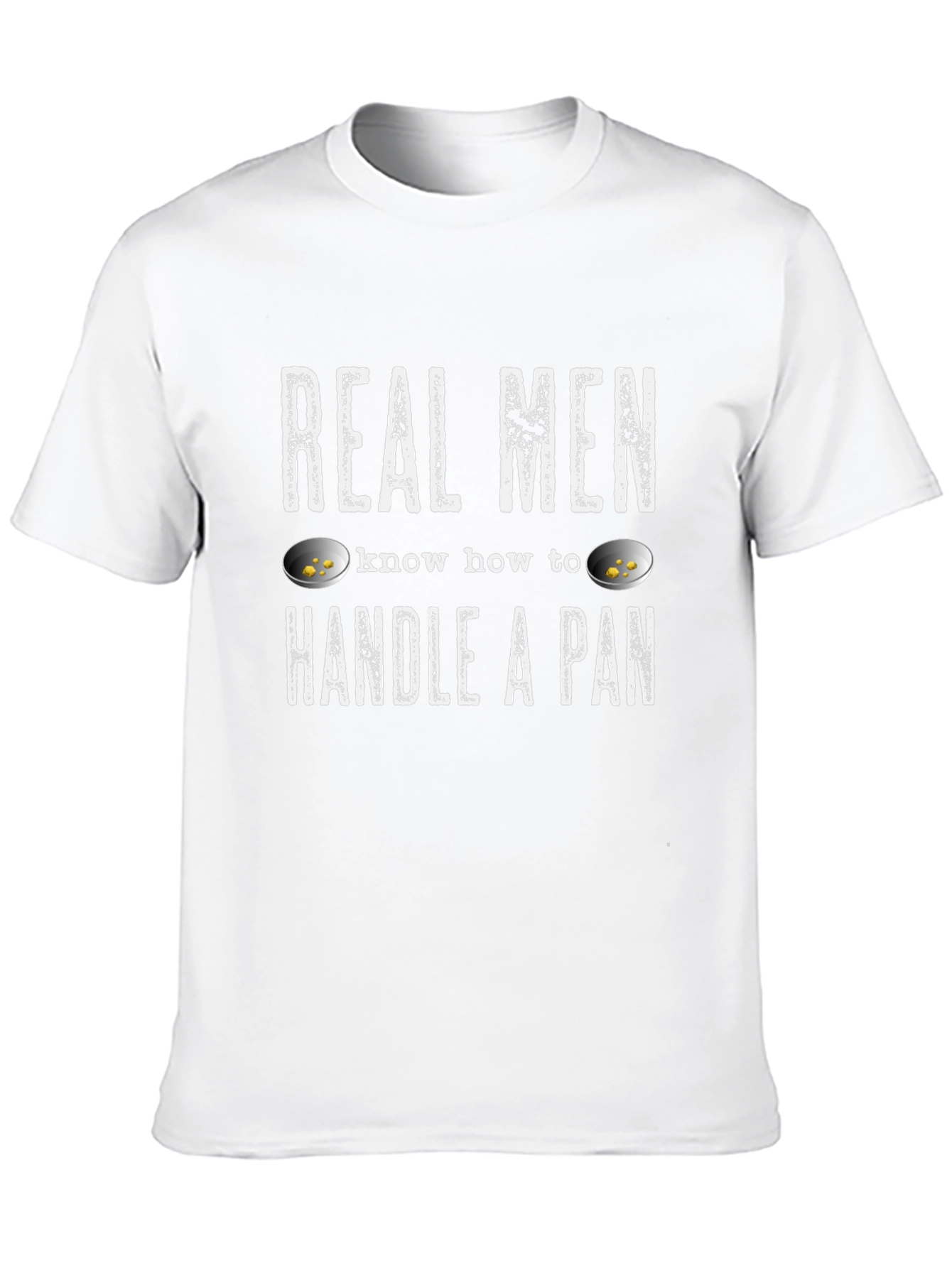 Black Real Men Handle a Pan T-Shirt - Gold Panning view 10