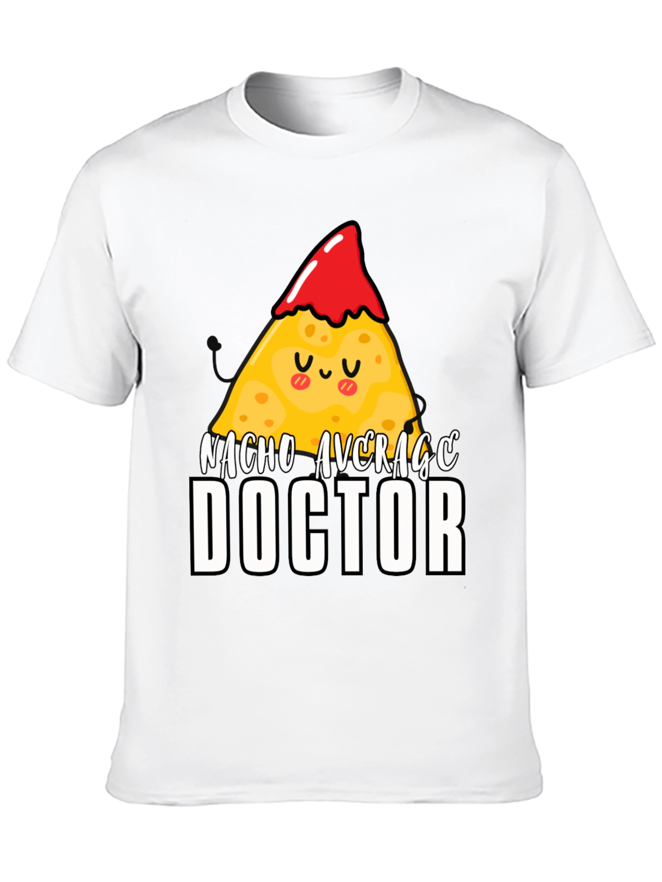Black Nacho Average Doctor Graphic T-Shirt Funny Tee view 10
