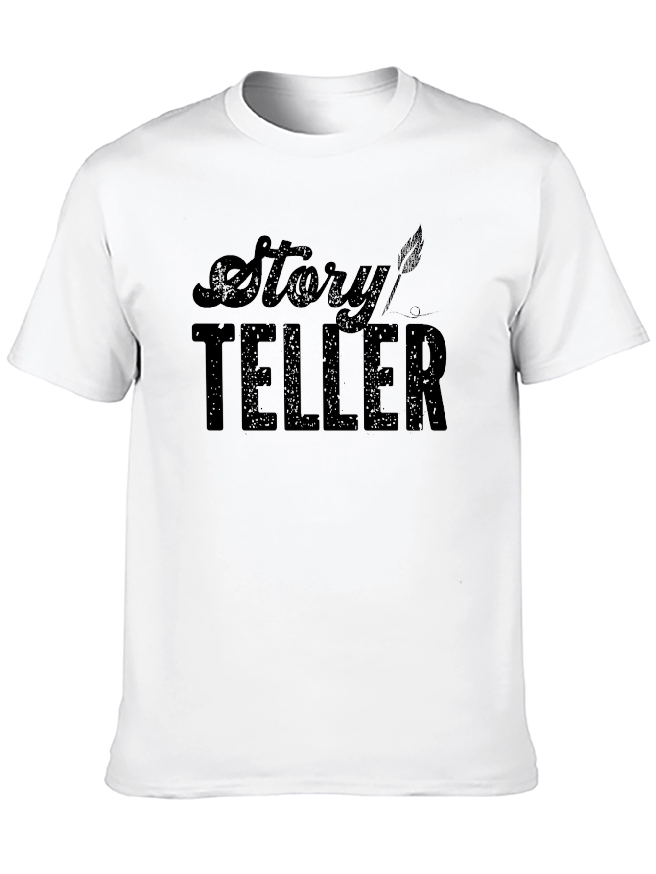 Black Story Teller Graphic Tee - Black T-Shirt view 10