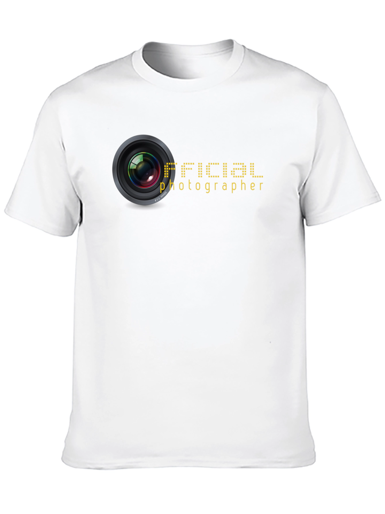 Black Official Photographer Graphic Black T-Shirt view 10