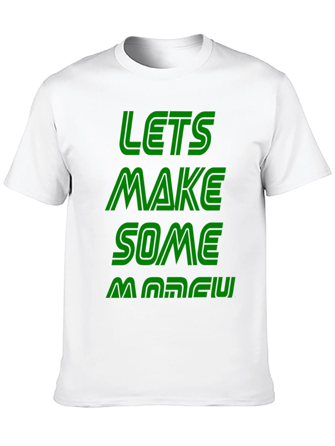 Black Let's Make Some Money Graphic Tee view 10