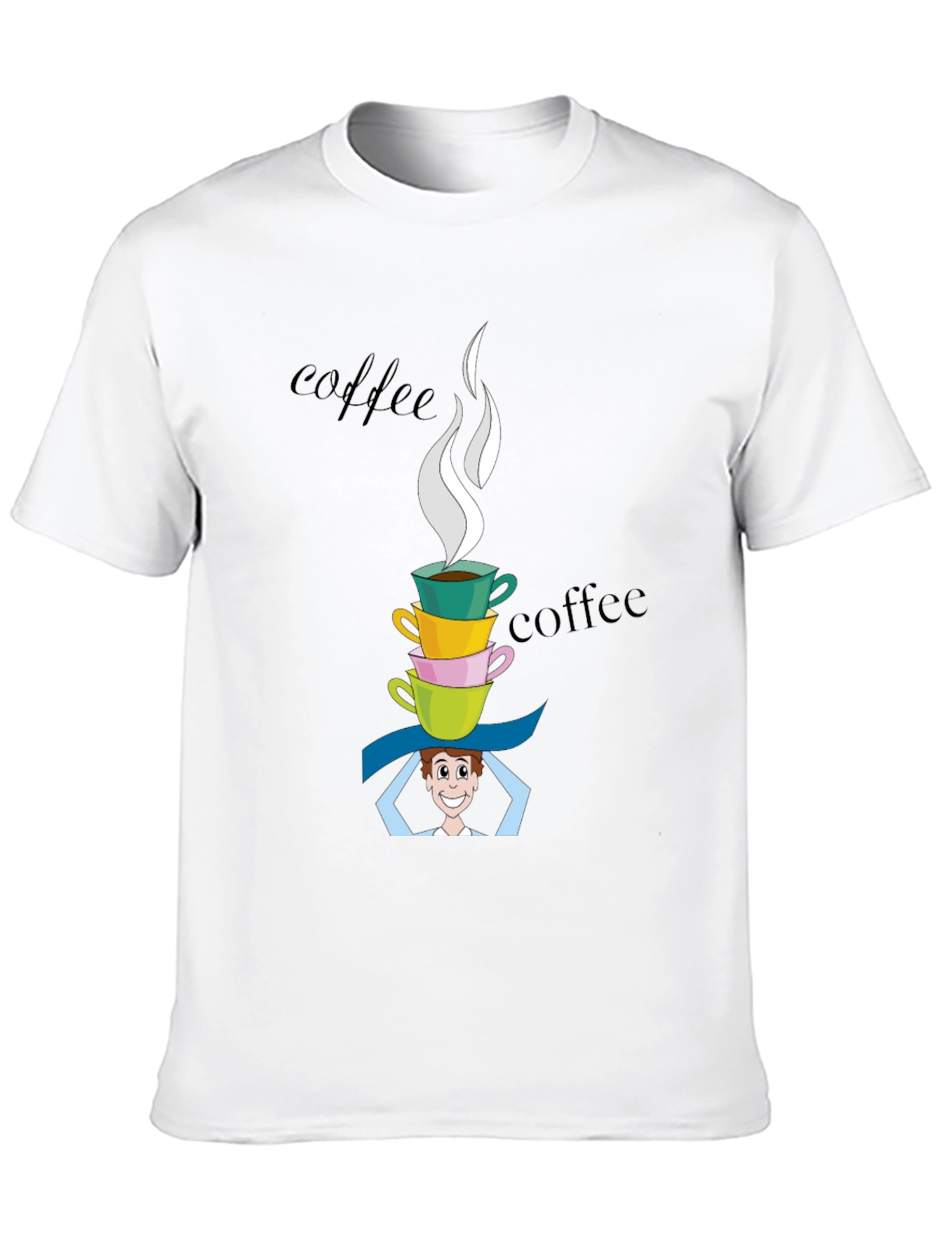 Black Coffee Stack Programmer T-Shirt view 10