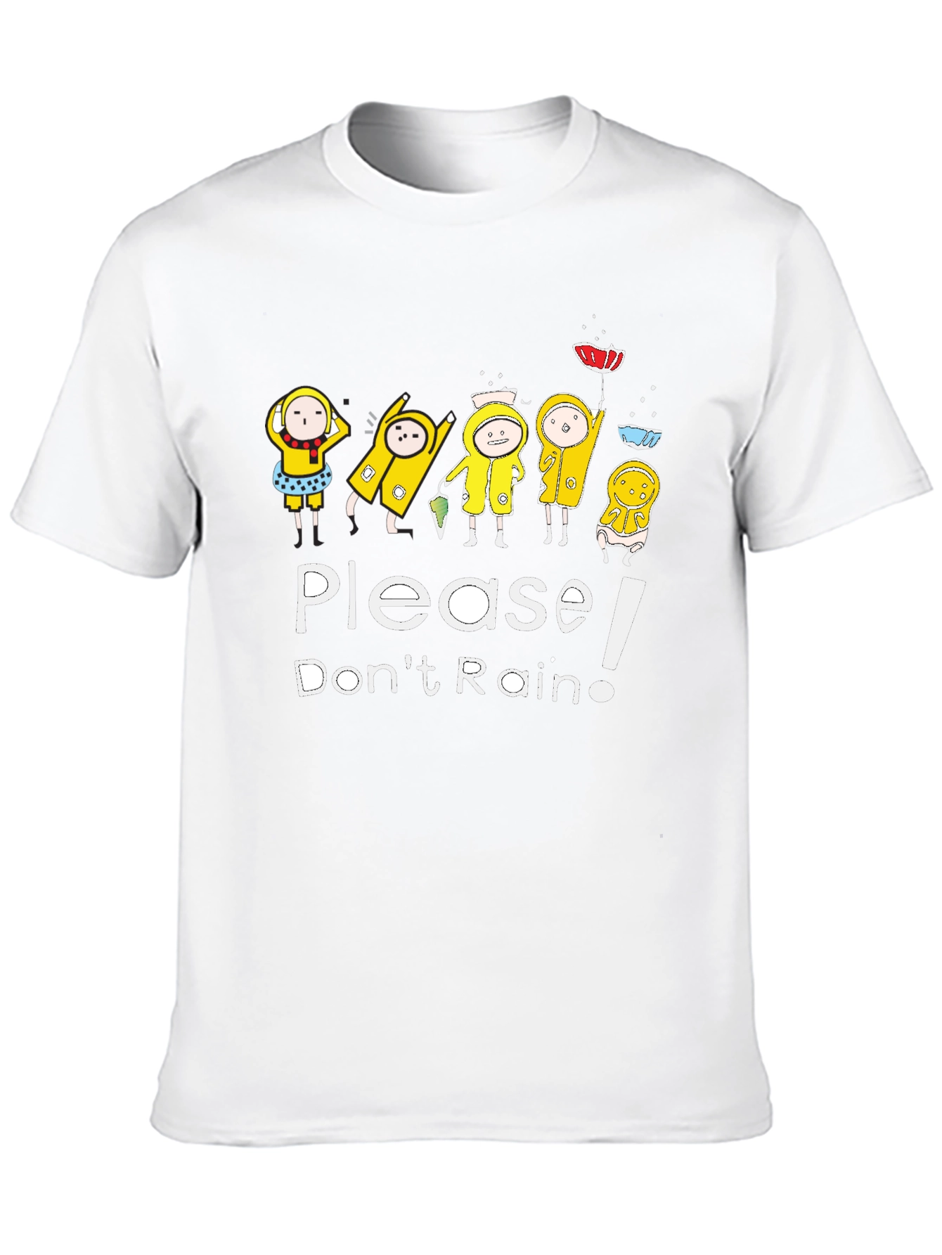 Black Please Don't Rain Graphic T-Shirt view 10