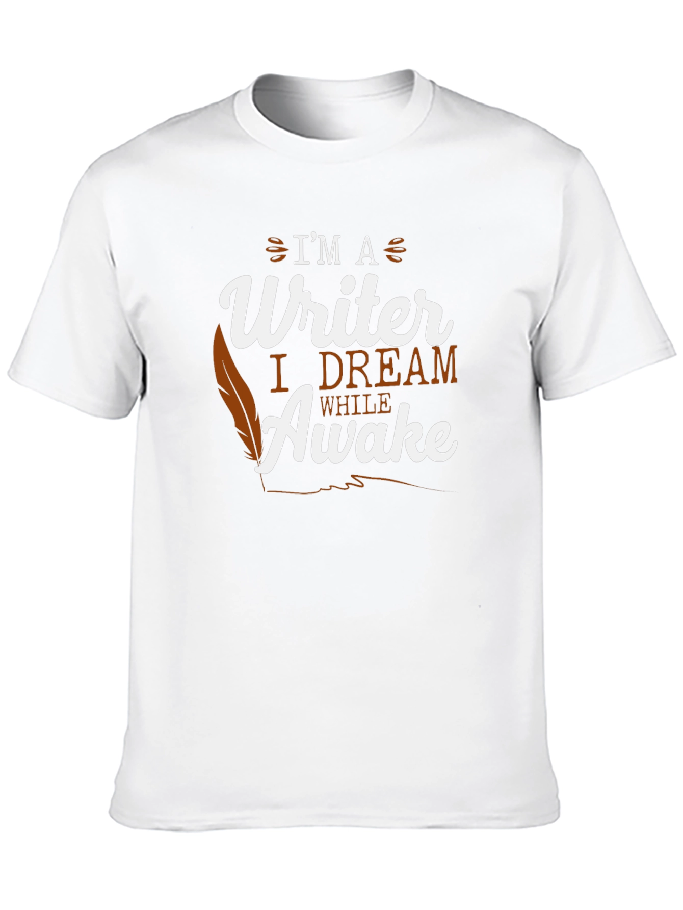 I'm A Writer Dream While Awake Black T-Shirt - 10