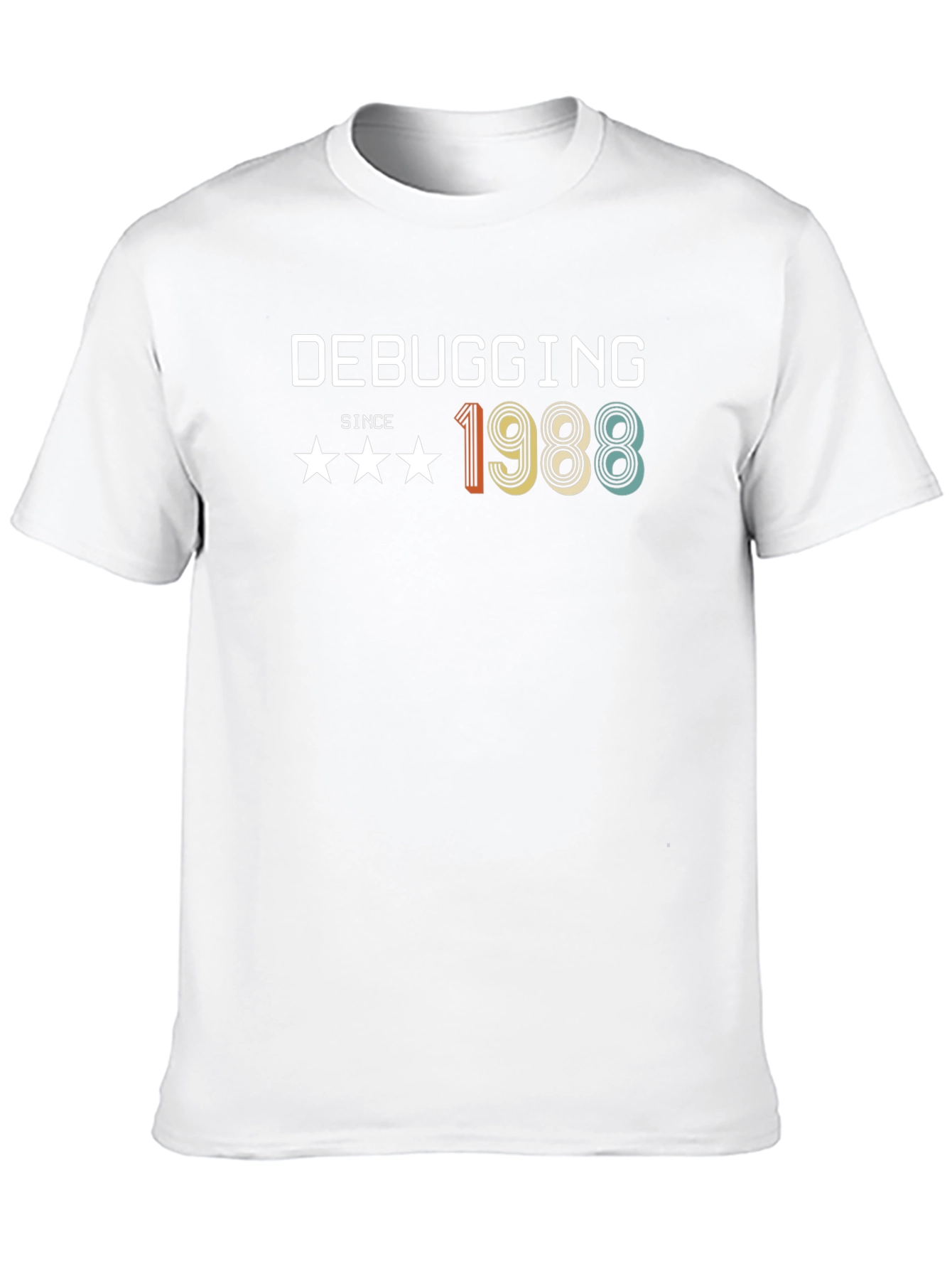 Black Debugging Since 1988 Graphic Tee view 10