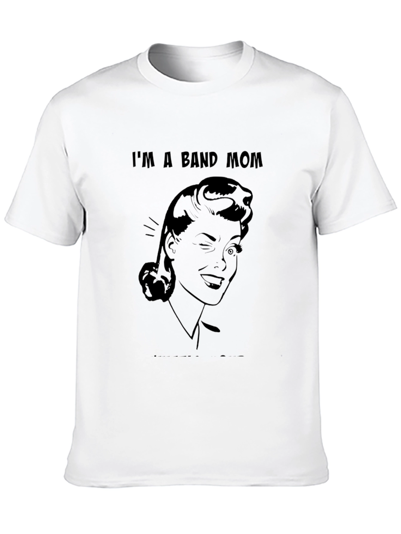 Black I'm a Band Mom - Unisex T-Shirt view 10