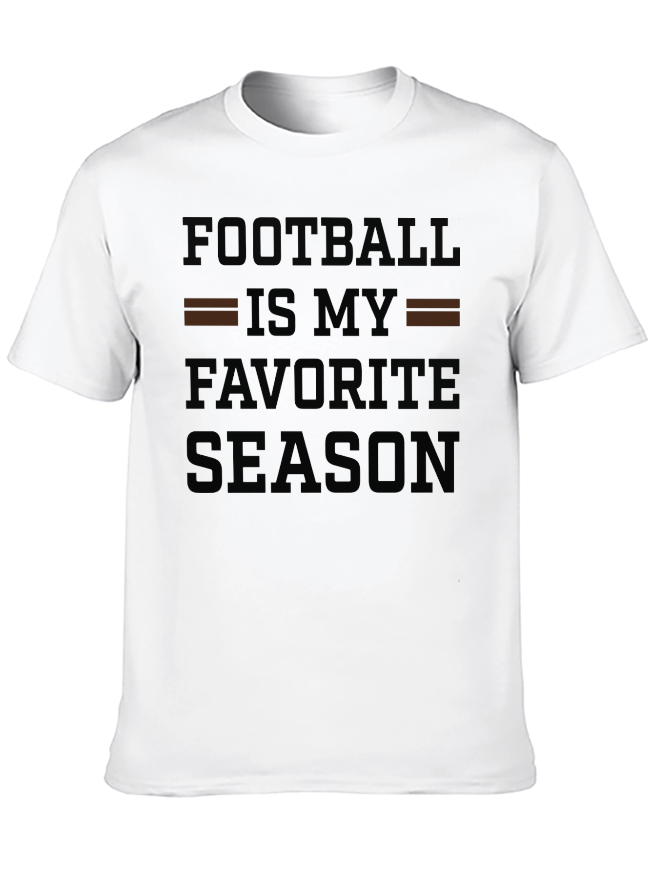 Black Football Is My Favorite Season T-Shirt view 10