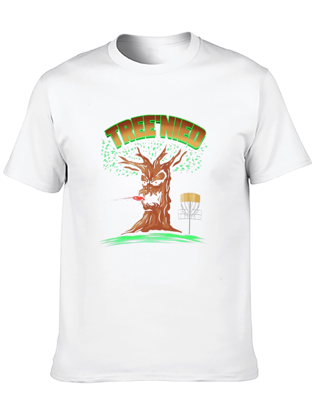 Black Tree'd Disc Golf T-Shirt view 10