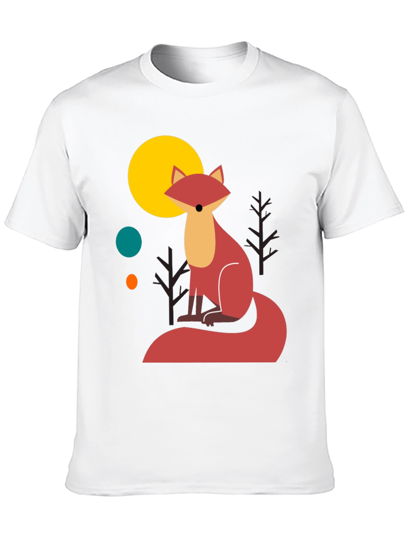 Black Fox Graphic T-Shirt - Stylish Men's Tee view 10