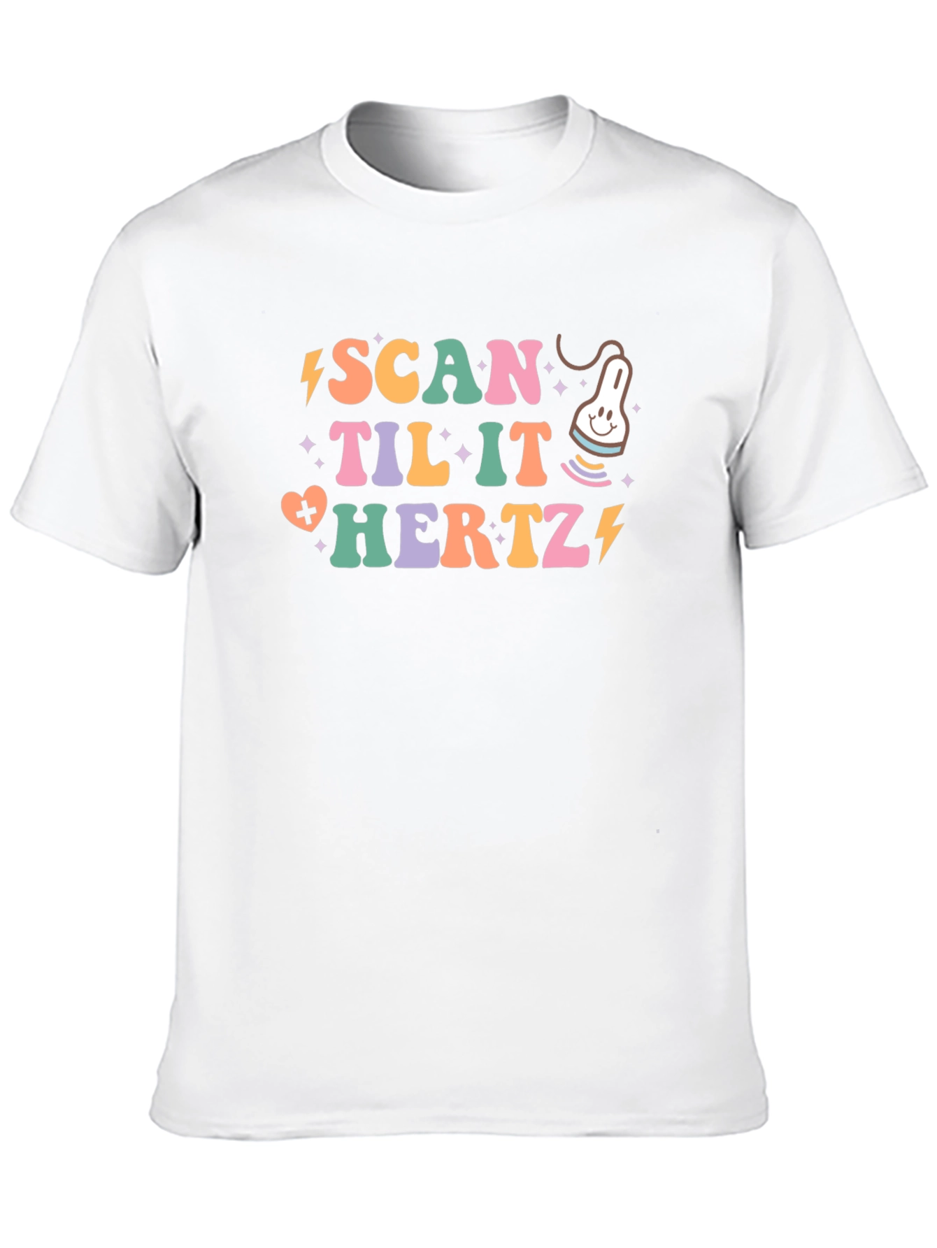 Black Scan Til It Hertz Ultrasound T-Shirt view 10