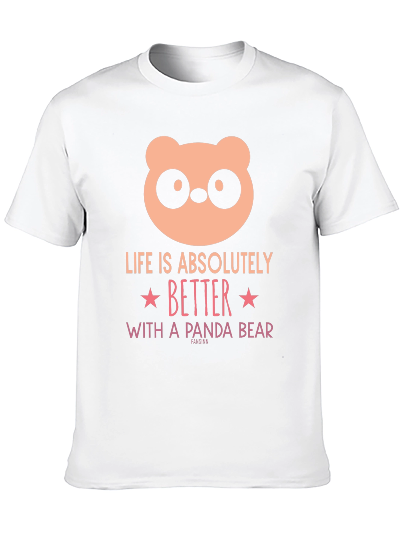 Black Panda Bear Graphic Tee - Life is Better view 10