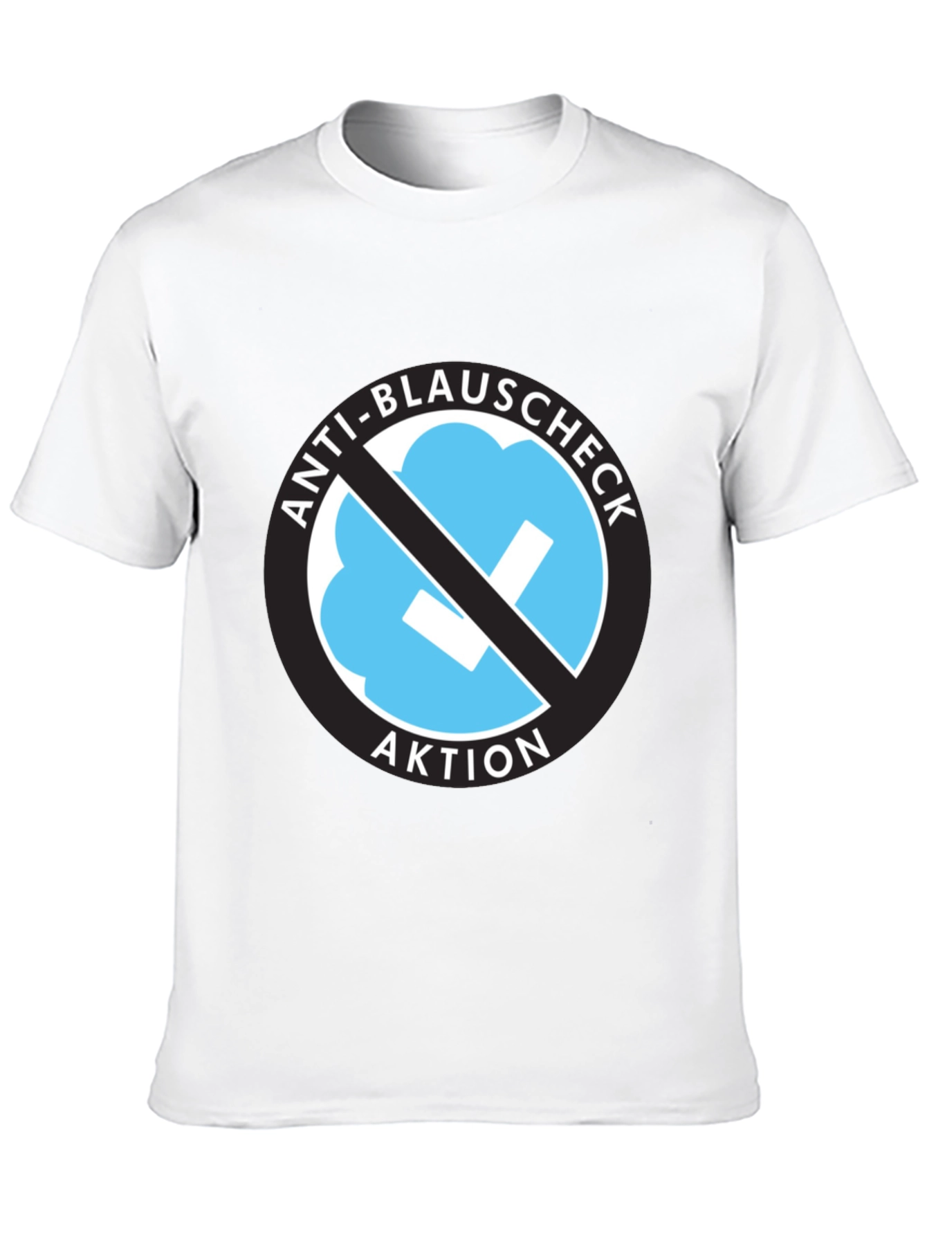 Black Anti-Blauschcheck T-Shirt view 10