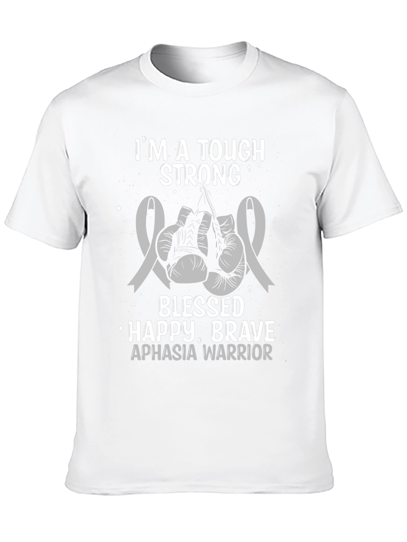 Tough Strong Aphasia Warrior T-Shirt - 10