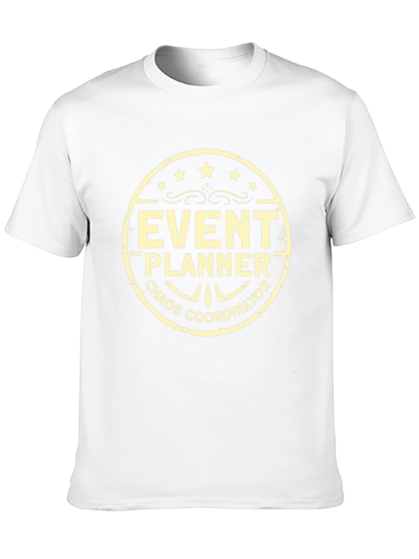 Black Event Planner Chaos Coordinator Black T-Shirt view 10