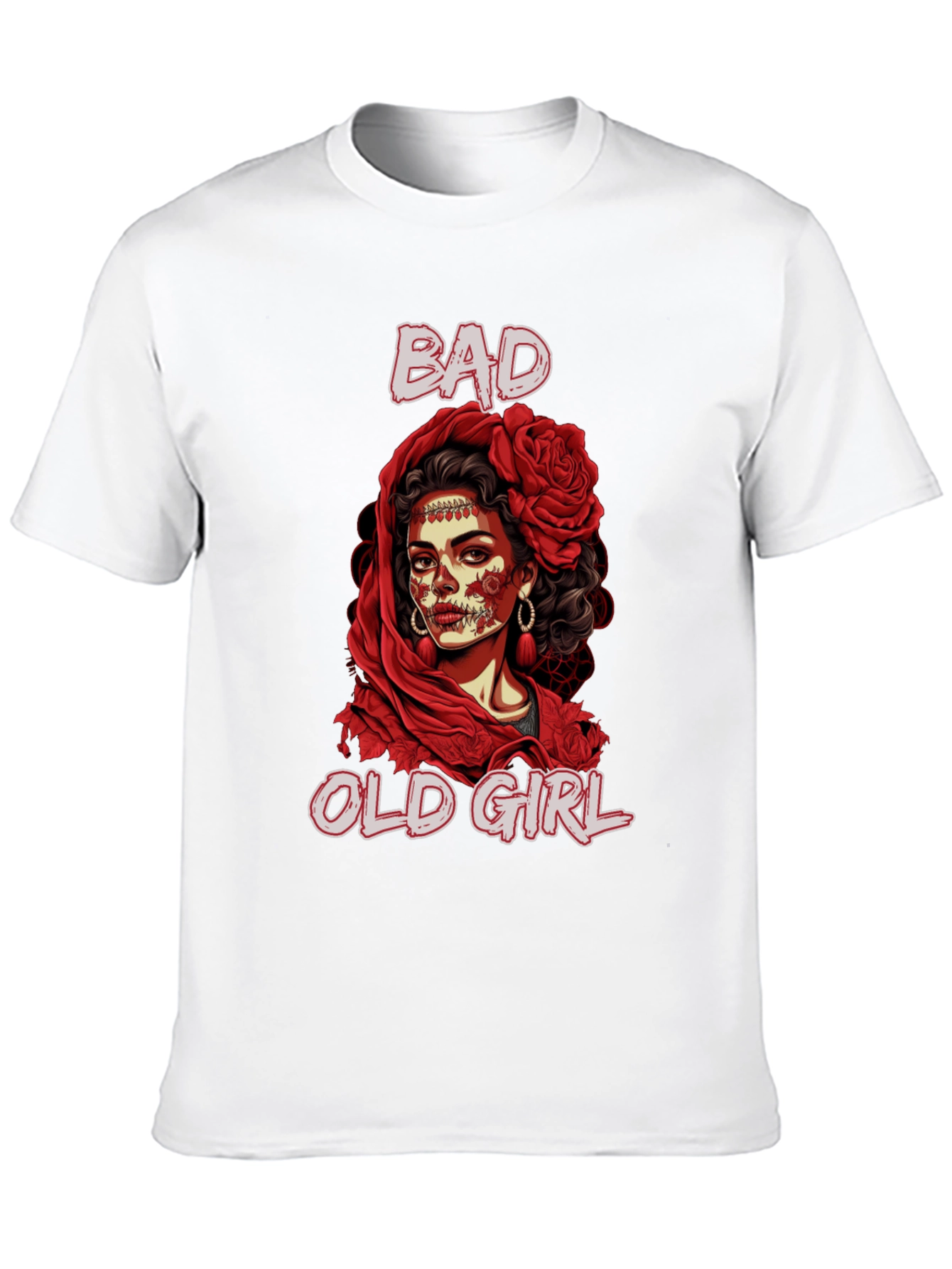 Black Bad Old Girl Graphic Tee view 10