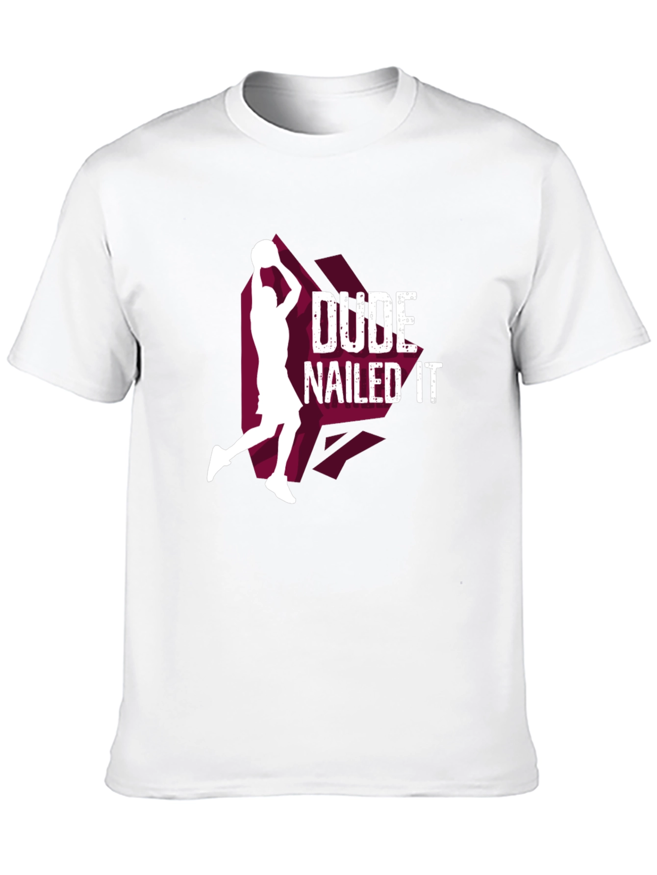 Black Dude Nailed It T-Shirt - Basketball Graphic Tee view 10