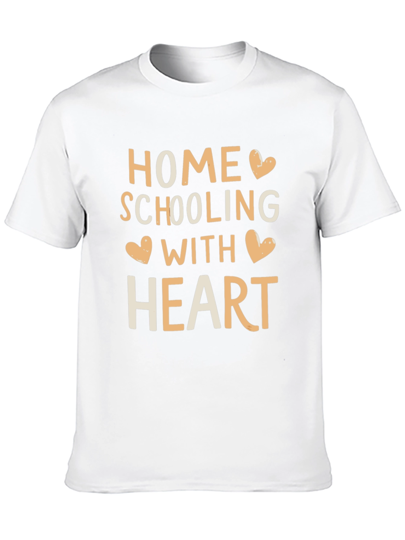 Black Homeschooling With Heart T-Shirt view 10