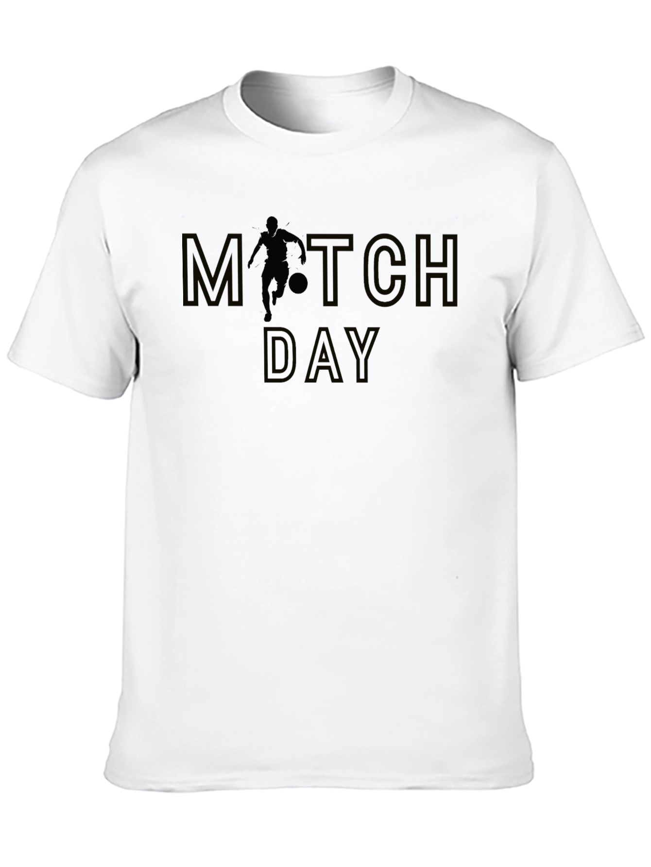 Black Match Day Soccer T-Shirt view 10