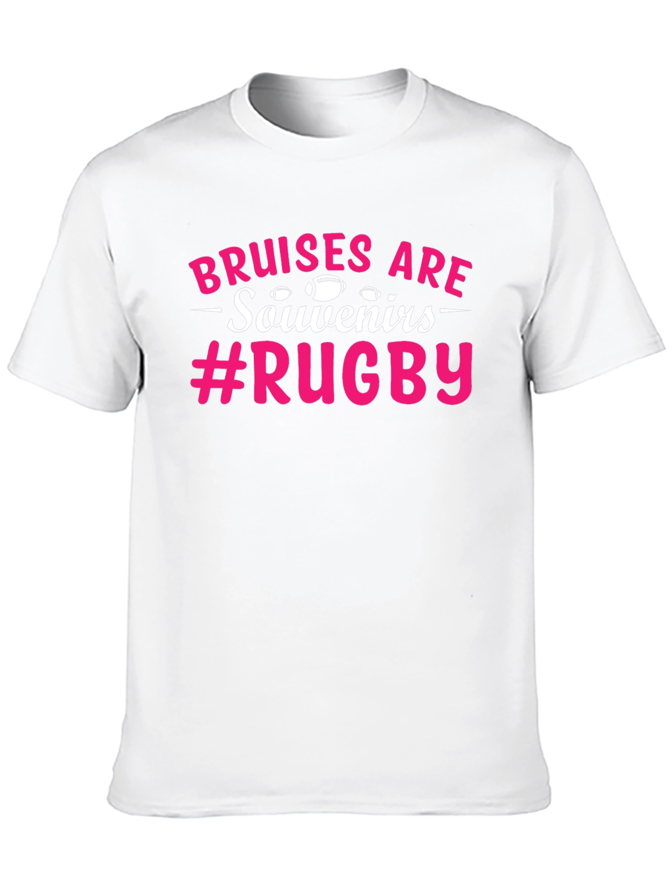 Black Bruises Are Souvenirs Rugby Graphic T-Shirt view 10