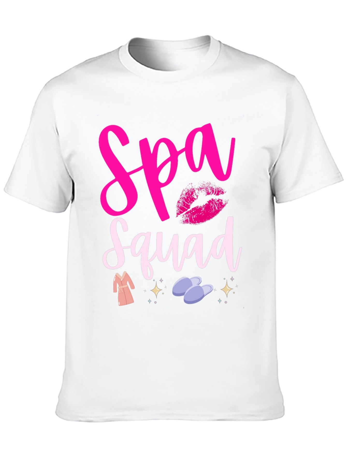Black Spa Squad Graphic Tee - Relax in Style view 10